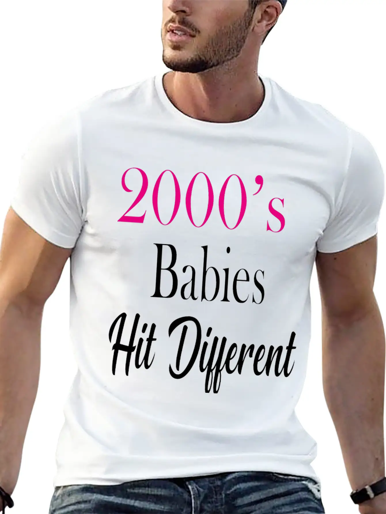 2000's Babies Hit Different, Best Gift 2000's Kid Soft Cotton Short Sleeve Tee – Unisex Wardrobe Staple
