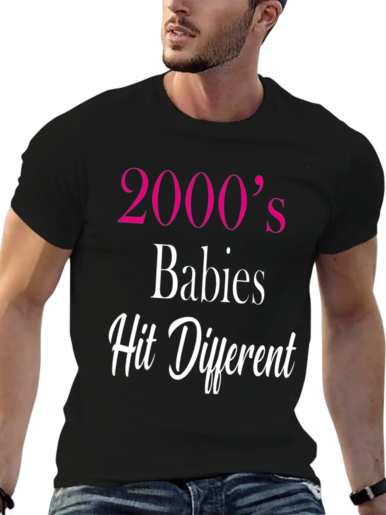 2000's Babies Hit Different, Best Gift 2000's Kid Soft Cotton Short Sleeve Tee – Unisex Wardrobe Staple