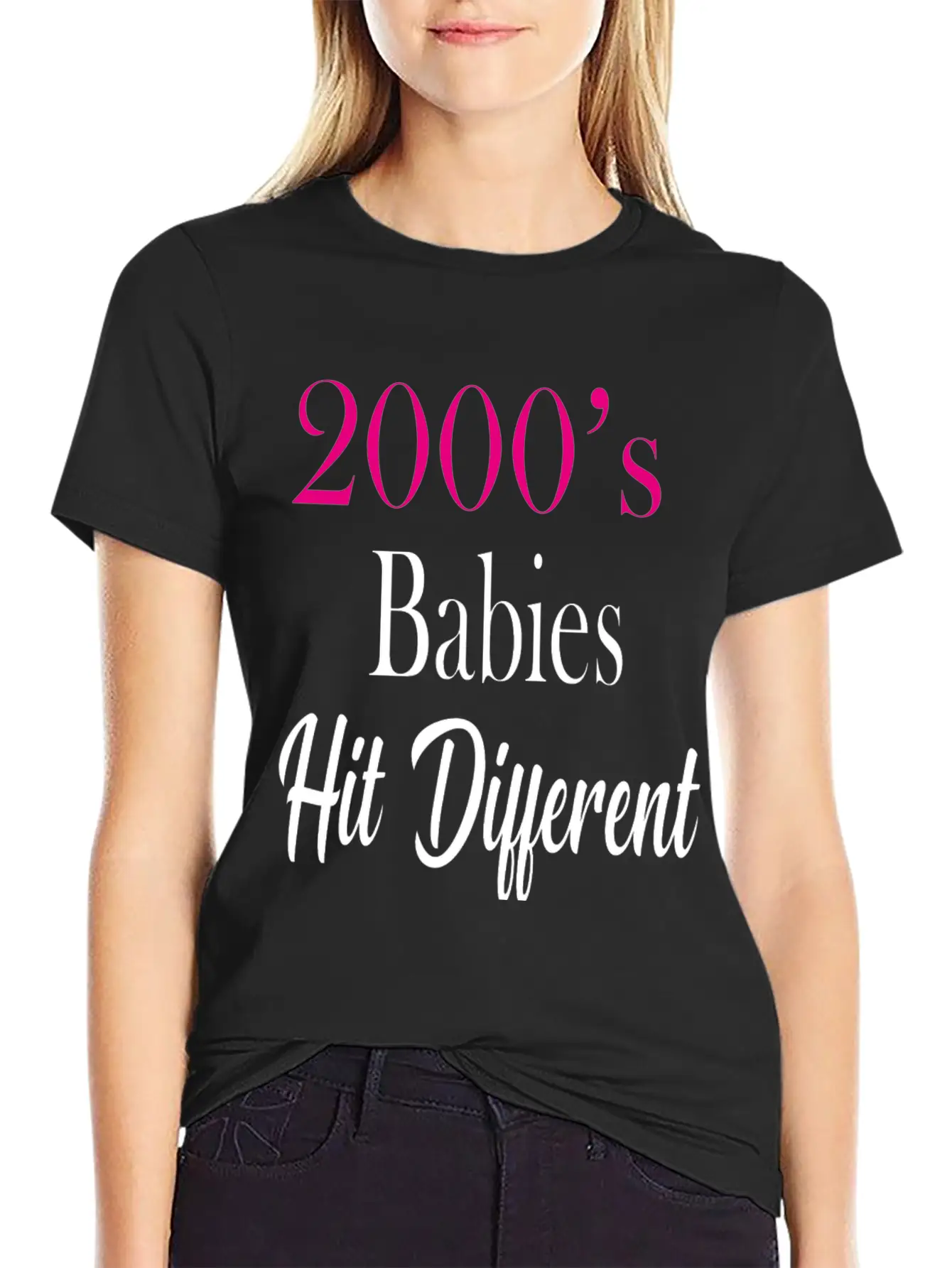 2000's Babies Hit Different, Best Gift 2000's Kid Soft Cotton Short Sleeve Tee – Unisex Wardrobe Staple
