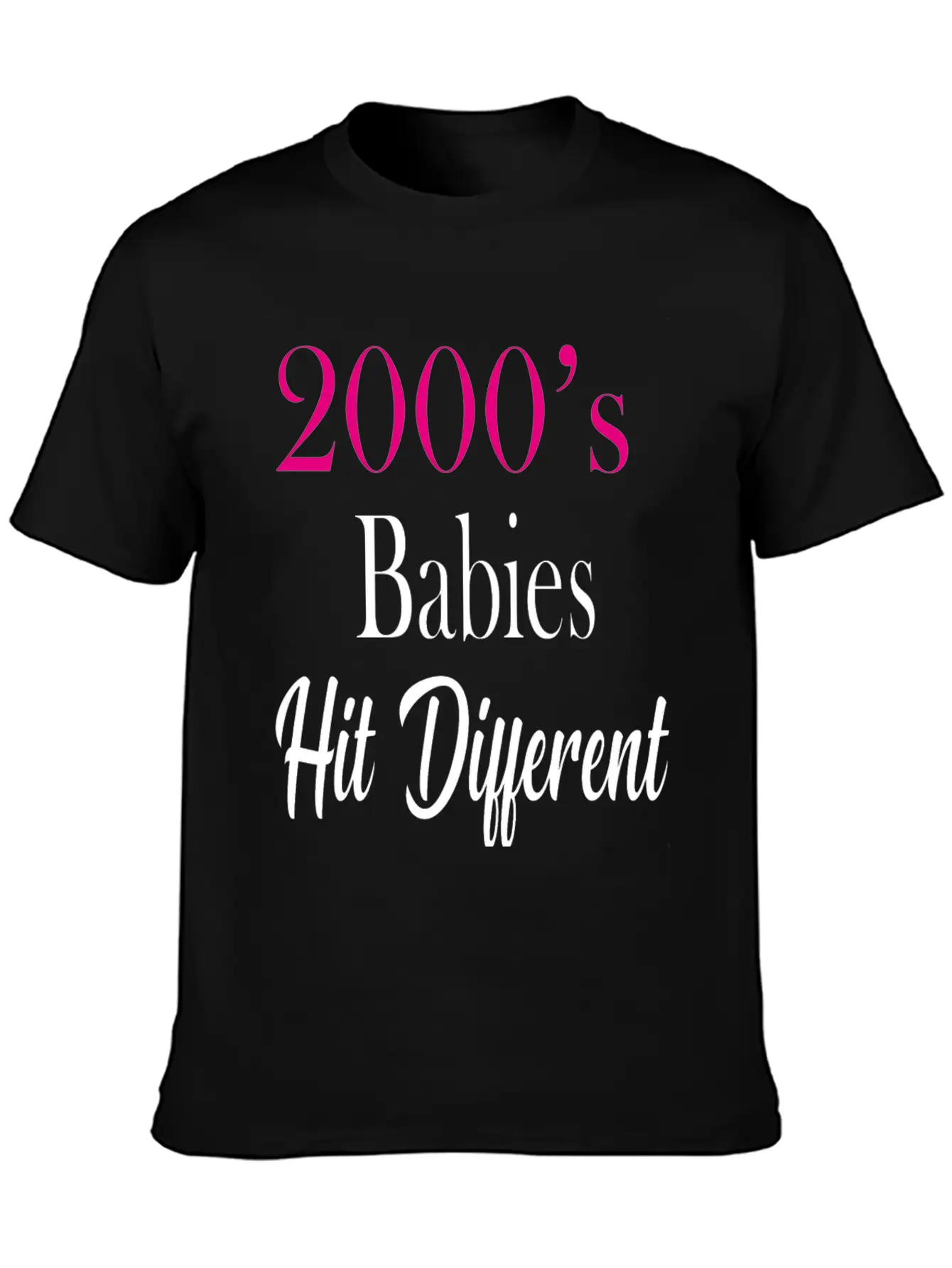 2000's Babies Hit Different, Best Gift 2000's Kid Soft Cotton Short Sleeve Tee – Unisex Wardrobe Staple