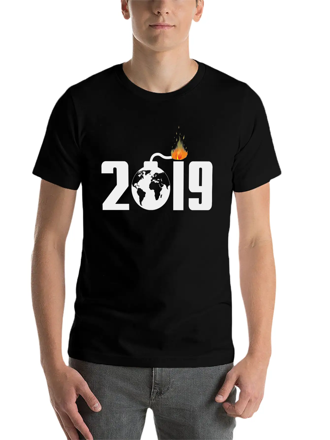 2019 Lightweight Cotton T-Shirt – Daily Comfort Graphic Shirt