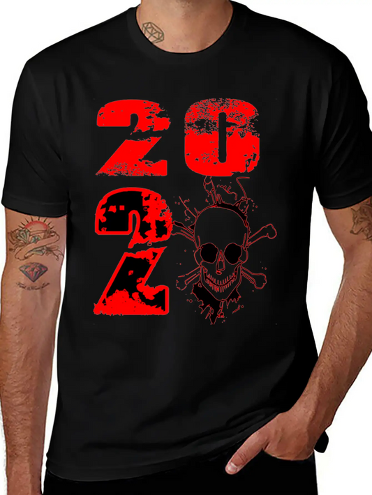 2020 - Skull Modern Fit Casual T-Shirt – Clean And Versatile Design