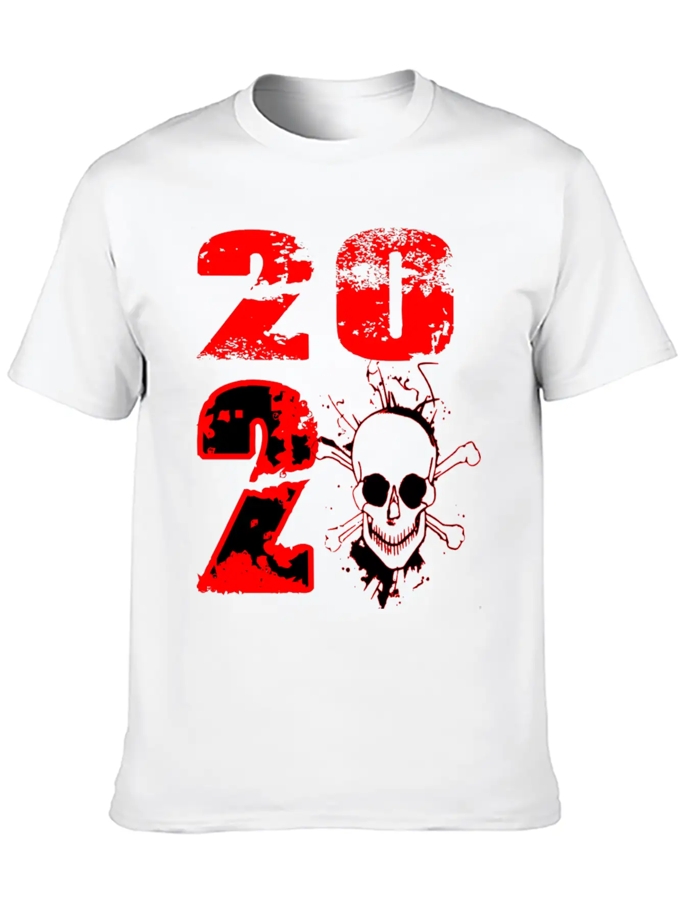 2020 - Skull Modern Fit Casual T-Shirt – Clean And Versatile Design