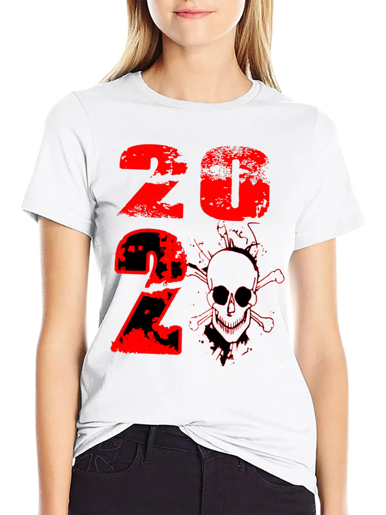 2020 - Skull Modern Fit Casual T-Shirt – Clean And Versatile Design