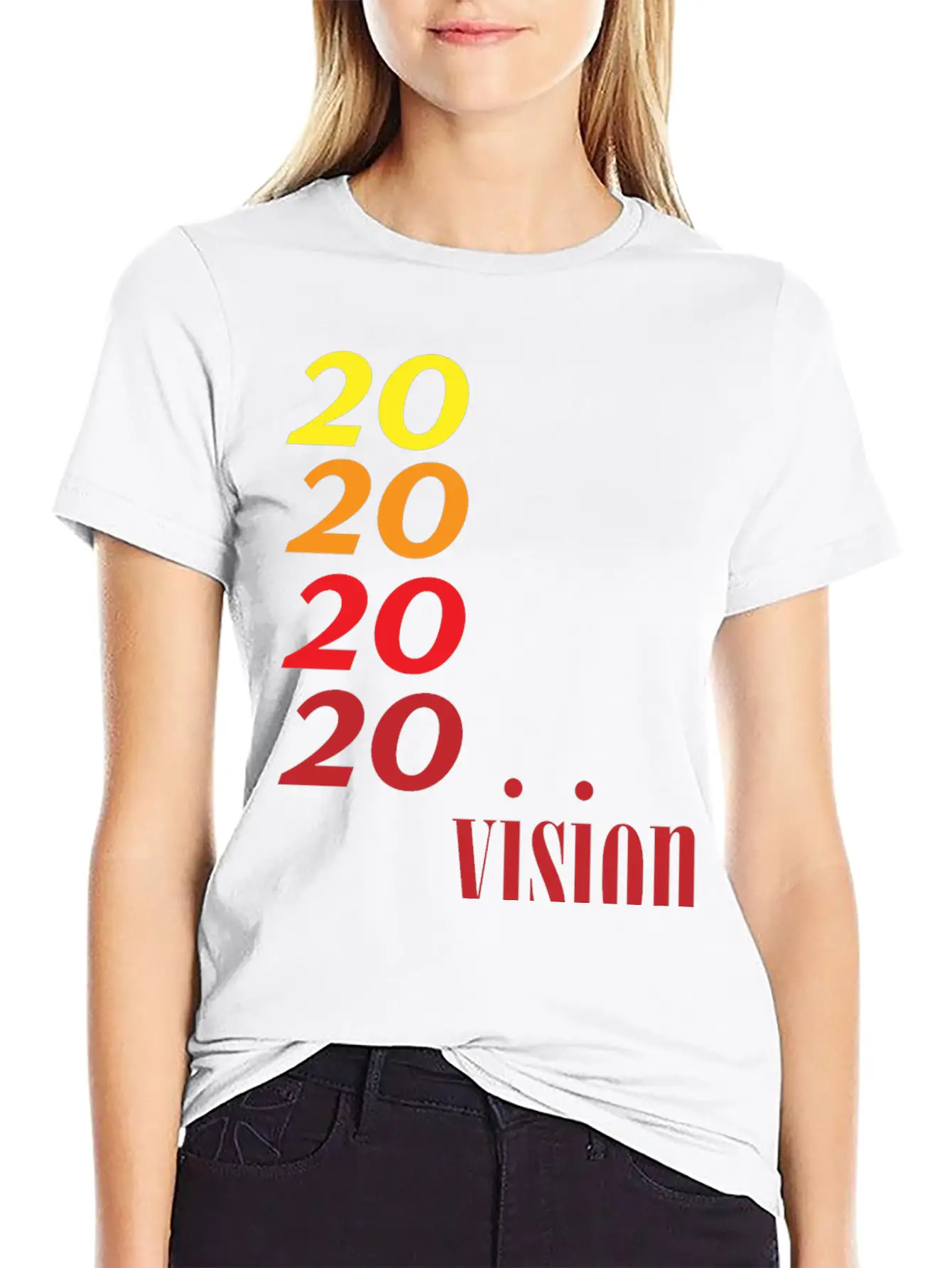 2020vision Basic Graphic T-Shirt – Daily Comfort In Soft Cotton