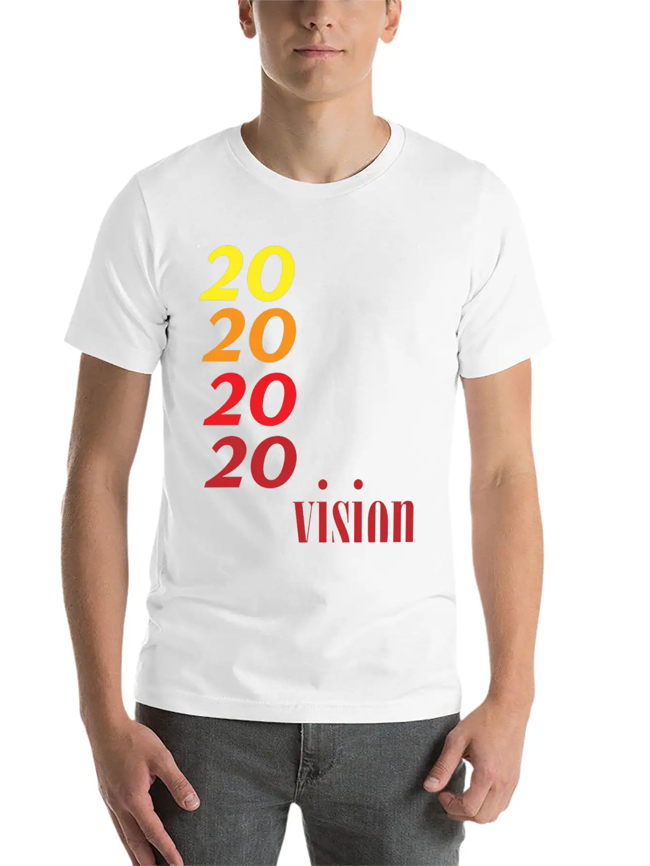2020vision Basic Graphic T-Shirt – Daily Comfort In Soft Cotton