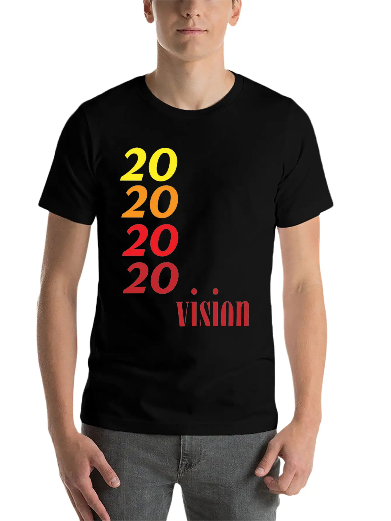 2020vision Basic Graphic T-Shirt – Daily Comfort In Soft Cotton