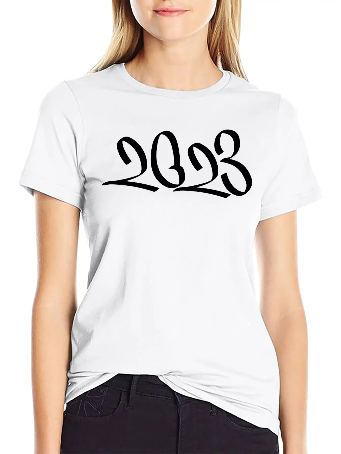 2023 Classic Fit Graphic Tee For Daily Comfort – Unisex Cotton Shirt