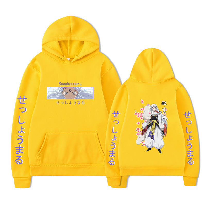 Anime Character Denki Kaminari 2D Print Loose Unisex Hoodie