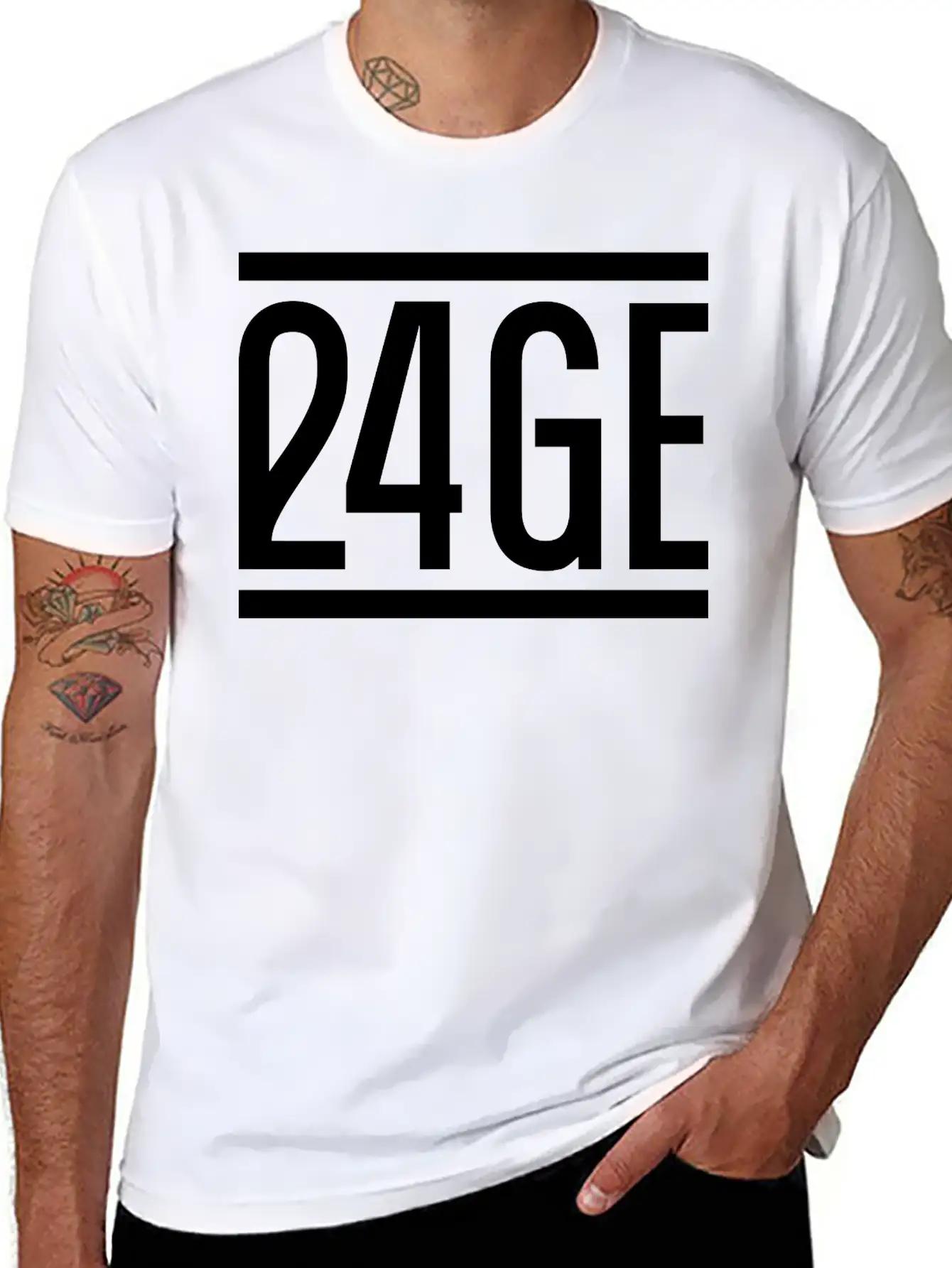 24_rage Unisex Casual T-Shirt – Clean Design For Daily Comfort