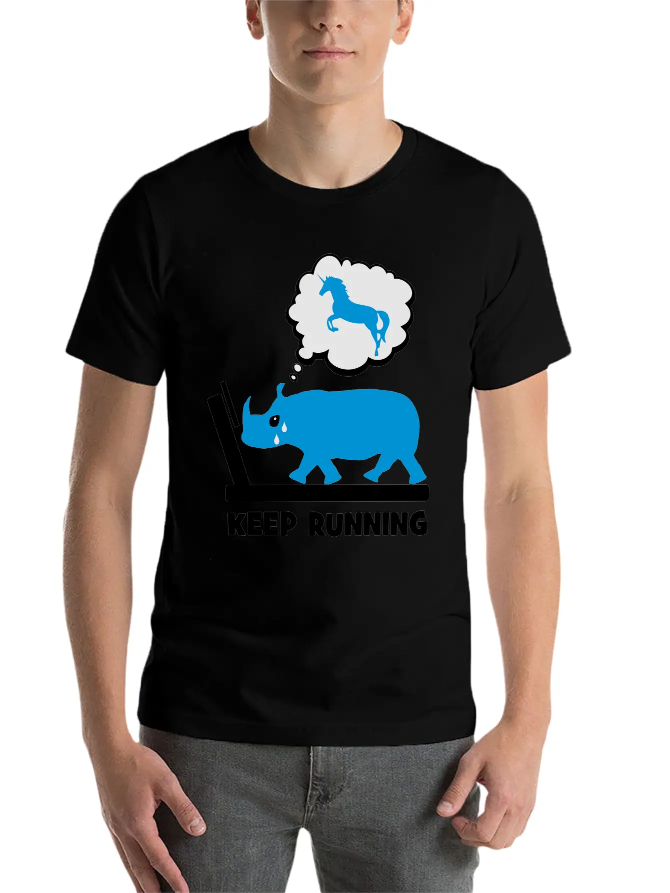 2541614 127849031 Keep Running Comfortable Minimalist Graphic Tee – Summer Style Essential
