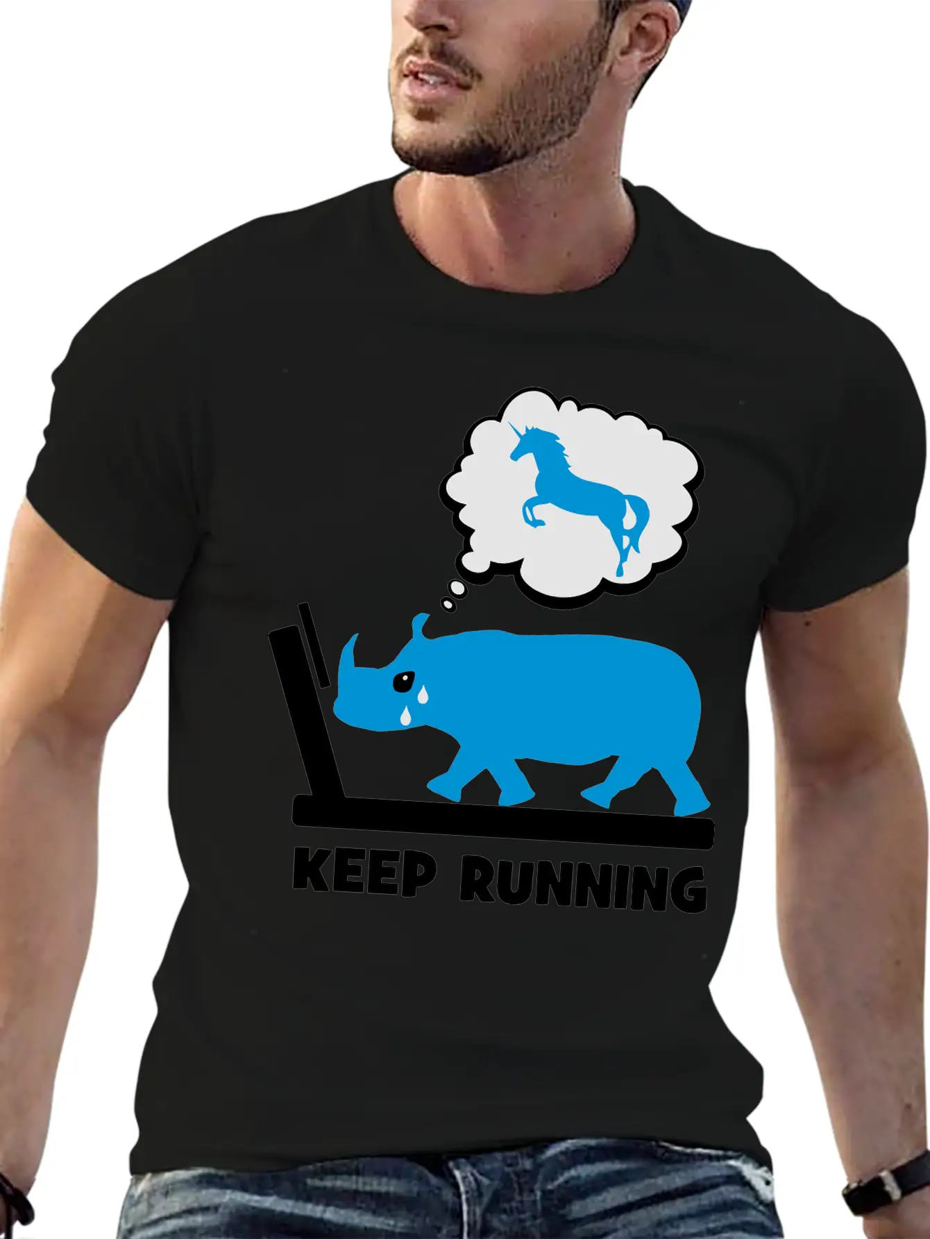 2541614 127849031 Keep Running Comfortable Minimalist Graphic Tee – Summer Style Essential