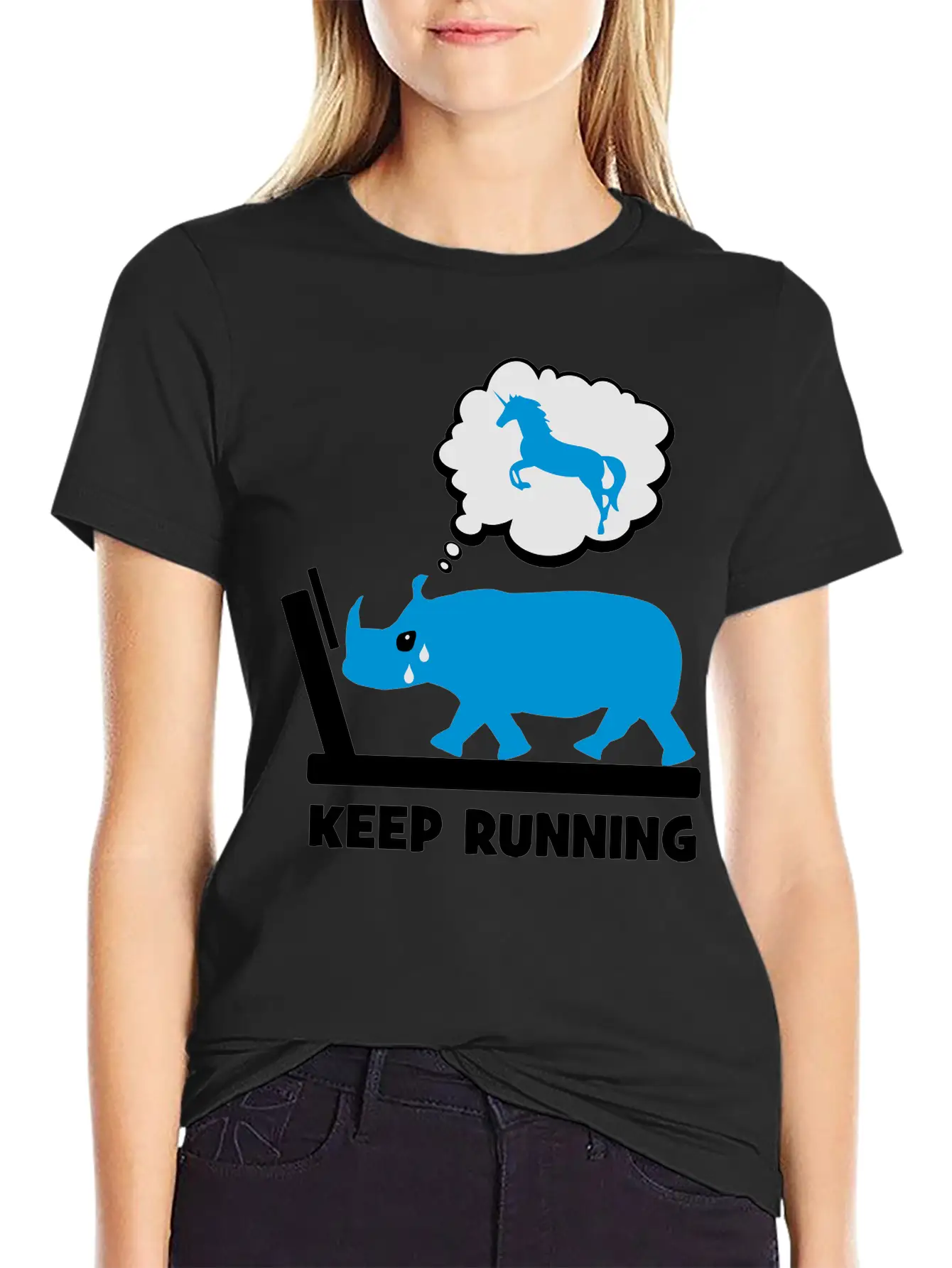2541614 127849031 Keep Running Comfortable Minimalist Graphic Tee – Summer Style Essential