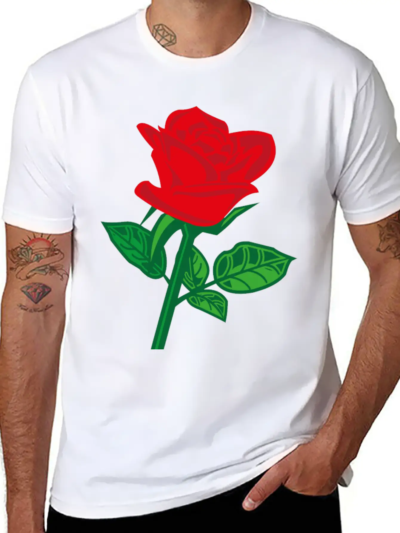 2541614 135369931 Rose Soft Cotton Short Sleeve Tee – Unisex Wardrobe Staple