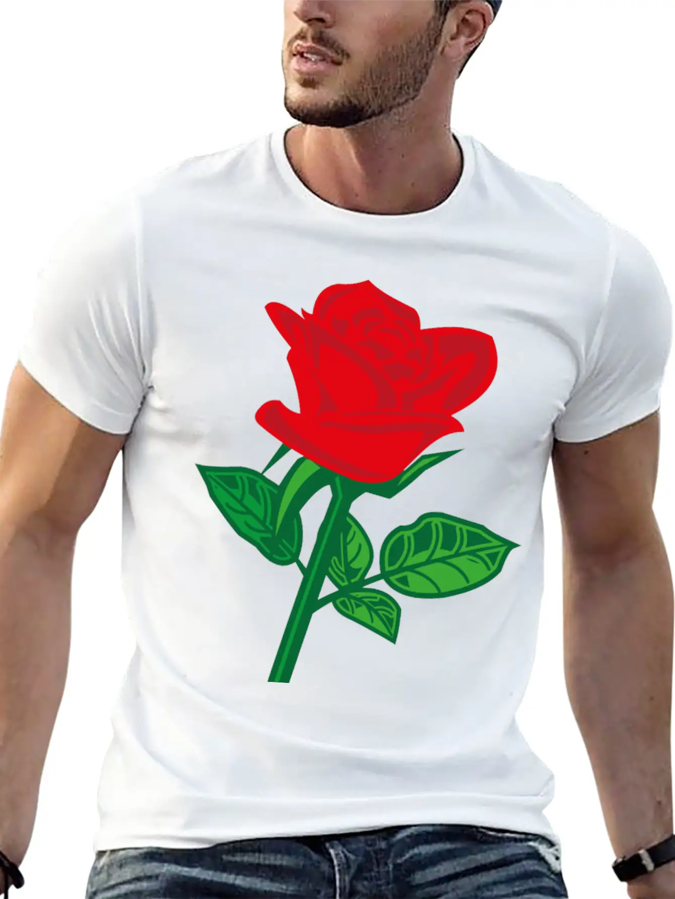 2541614 135369931 Rose Soft Cotton Short Sleeve Tee – Unisex Wardrobe Staple