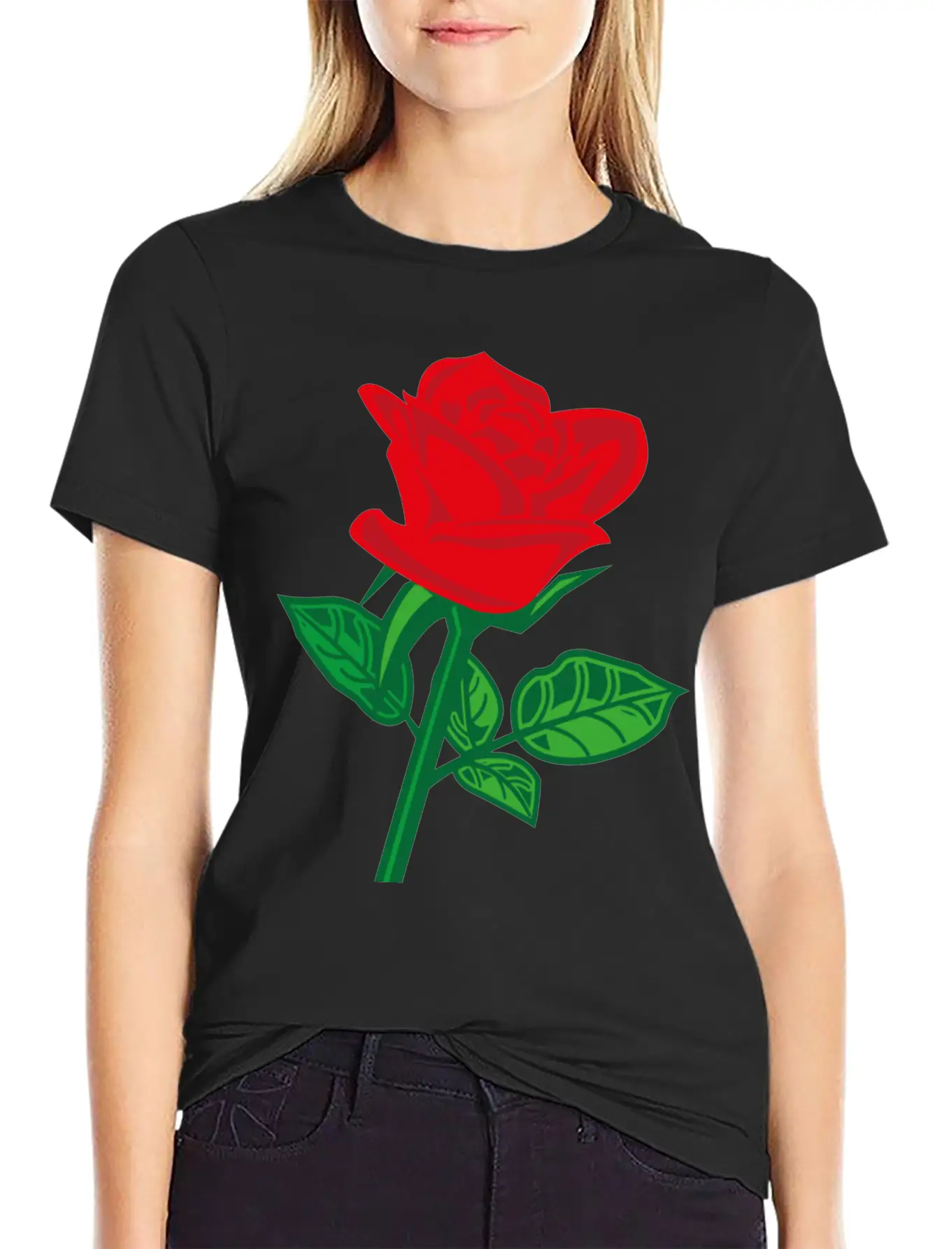 2541614 135369931 Rose Soft Cotton Short Sleeve Tee – Unisex Wardrobe Staple