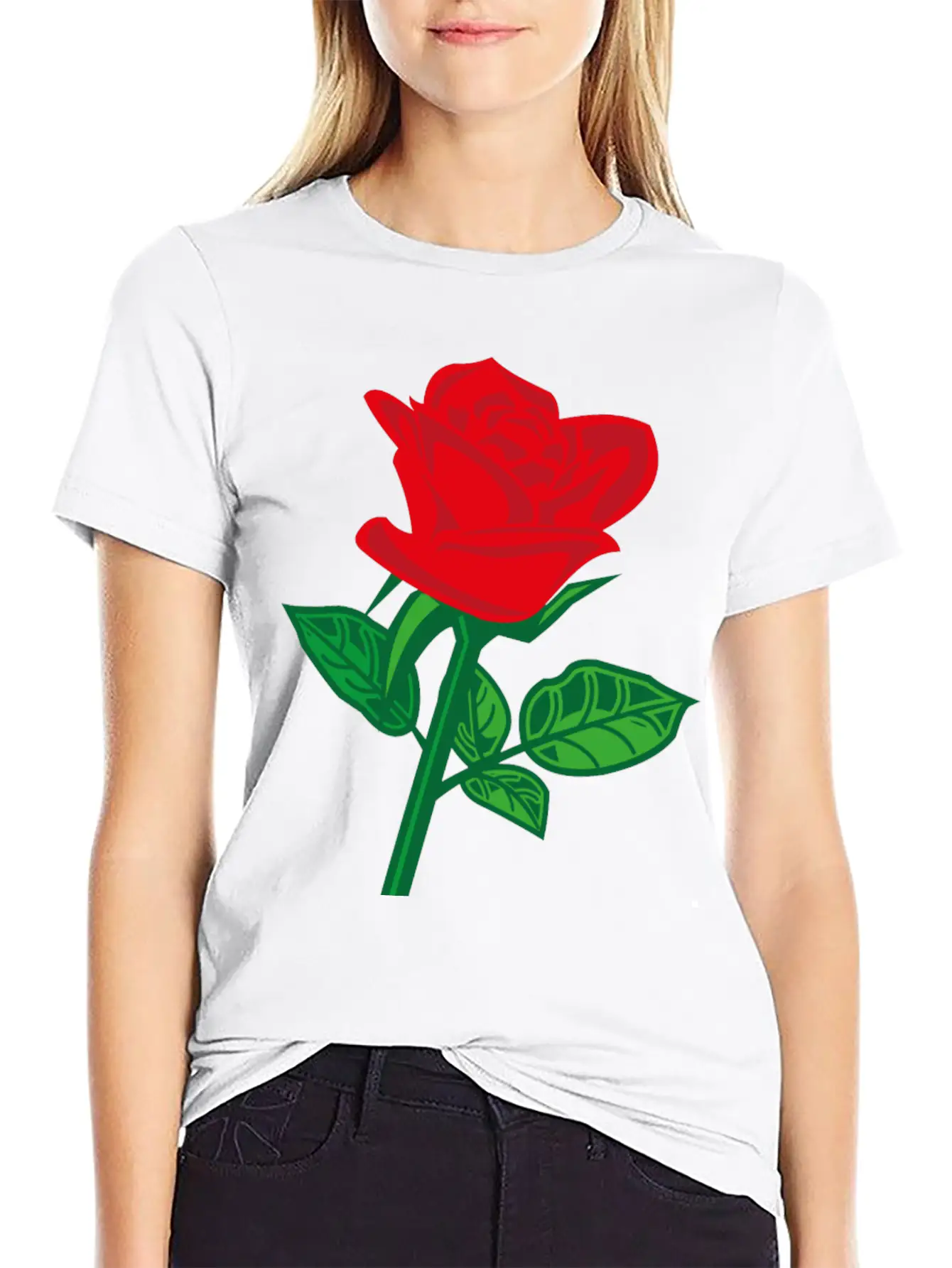 2541614 135369931 Rose Soft Cotton Short Sleeve Tee – Unisex Wardrobe Staple