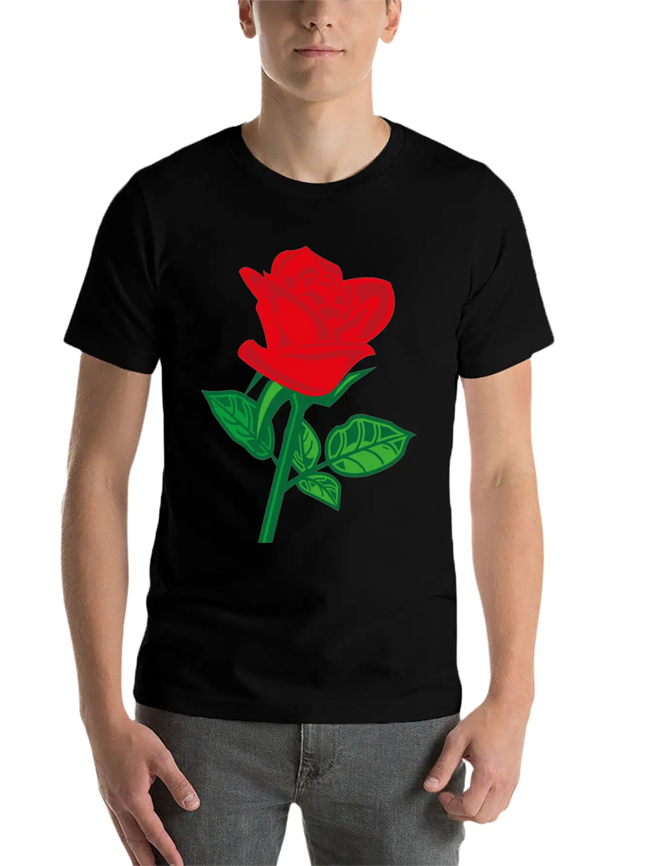 2541614 135369931 Rose Soft Cotton Short Sleeve Tee – Unisex Wardrobe Staple