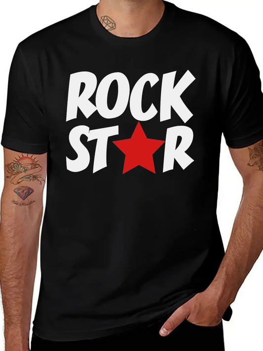 2541614 15347155 Rock Star Modern Fit Casual T-Shirt – Clean And Versatile Design