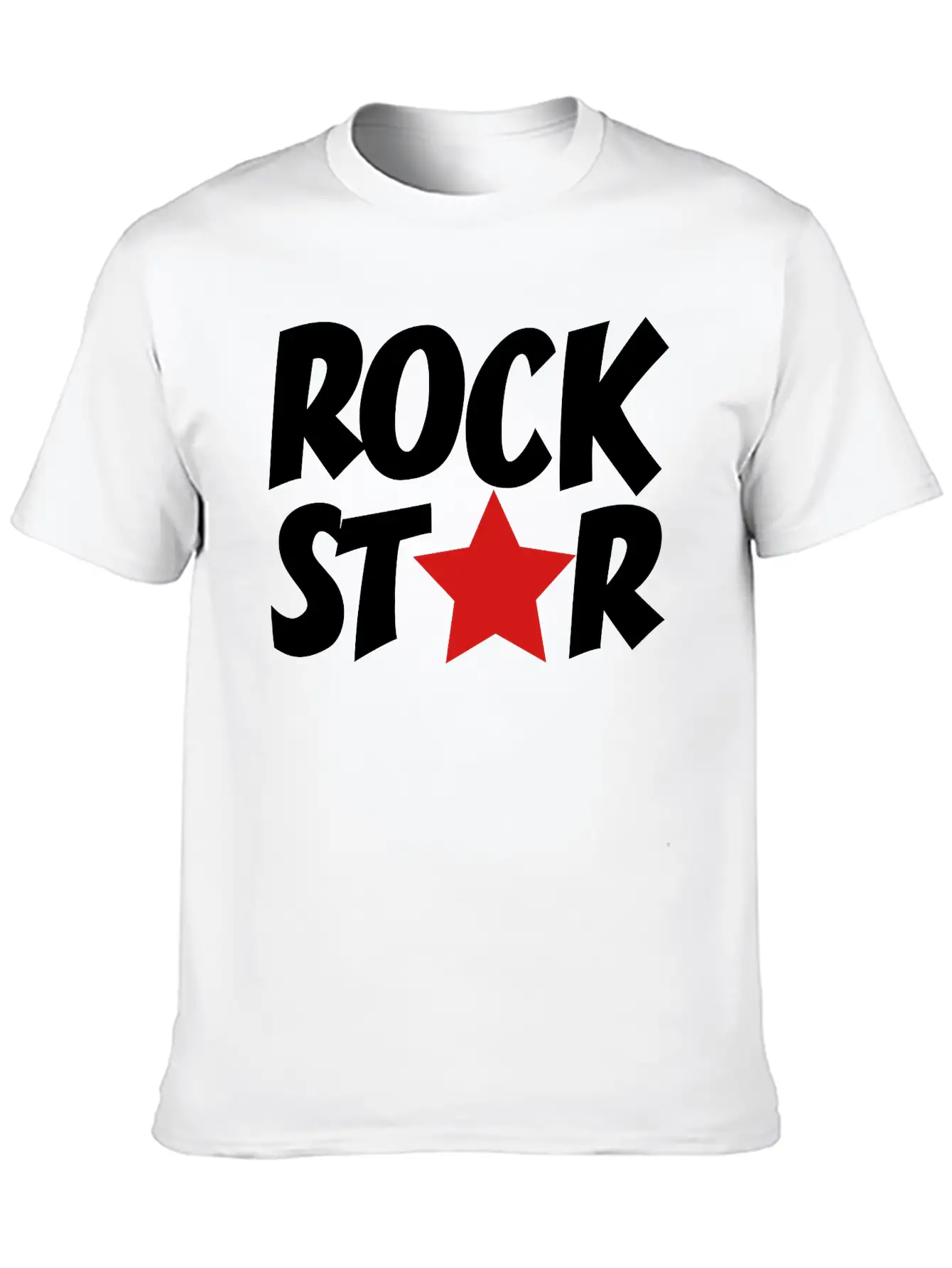 2541614 15347155 Rock Star Modern Fit Casual T-Shirt – Clean And Versatile Design