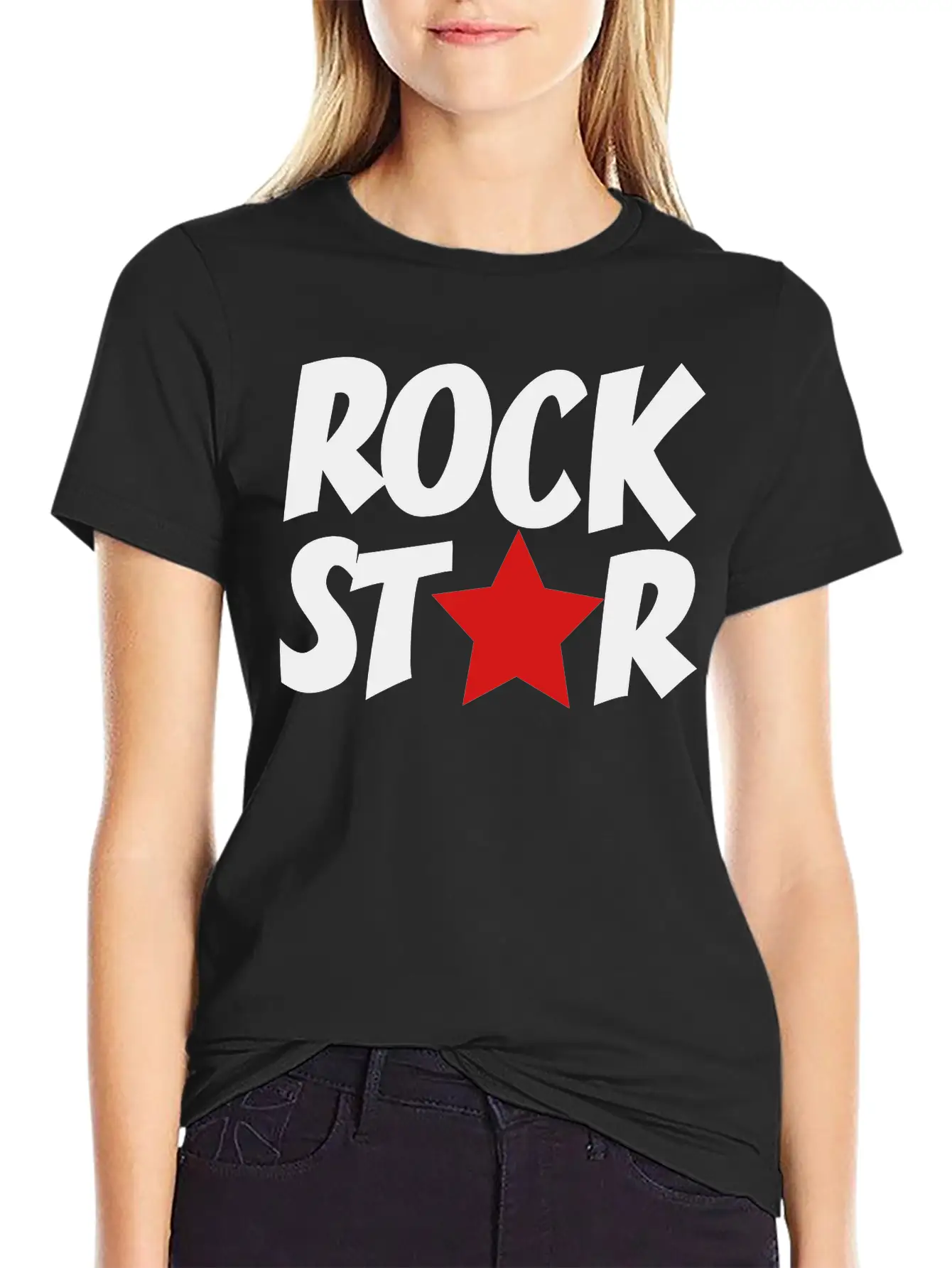 2541614 15347155 Rock Star Modern Fit Casual T-Shirt – Clean And Versatile Design