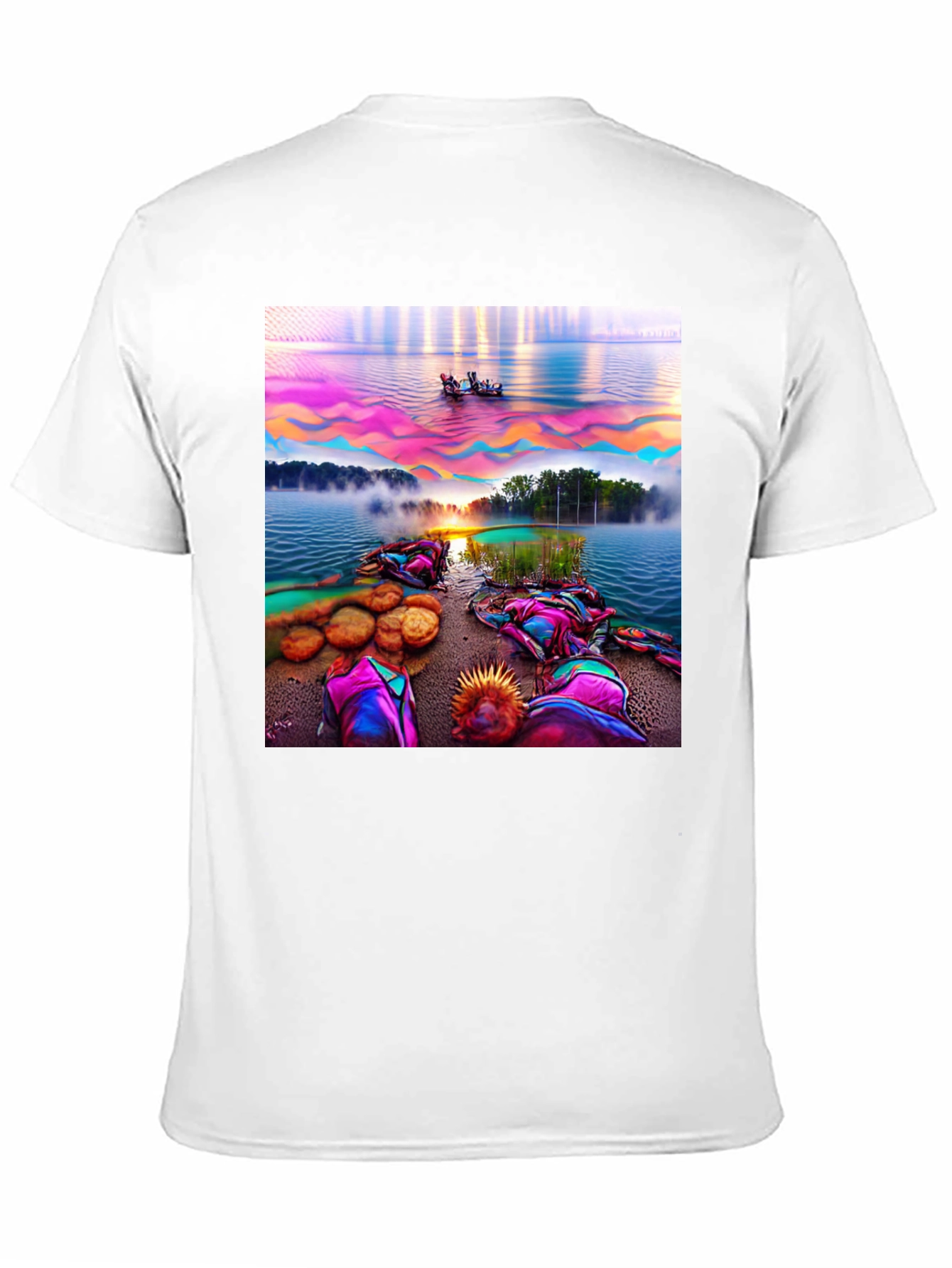 Vibrant Landscape Graphic Tee