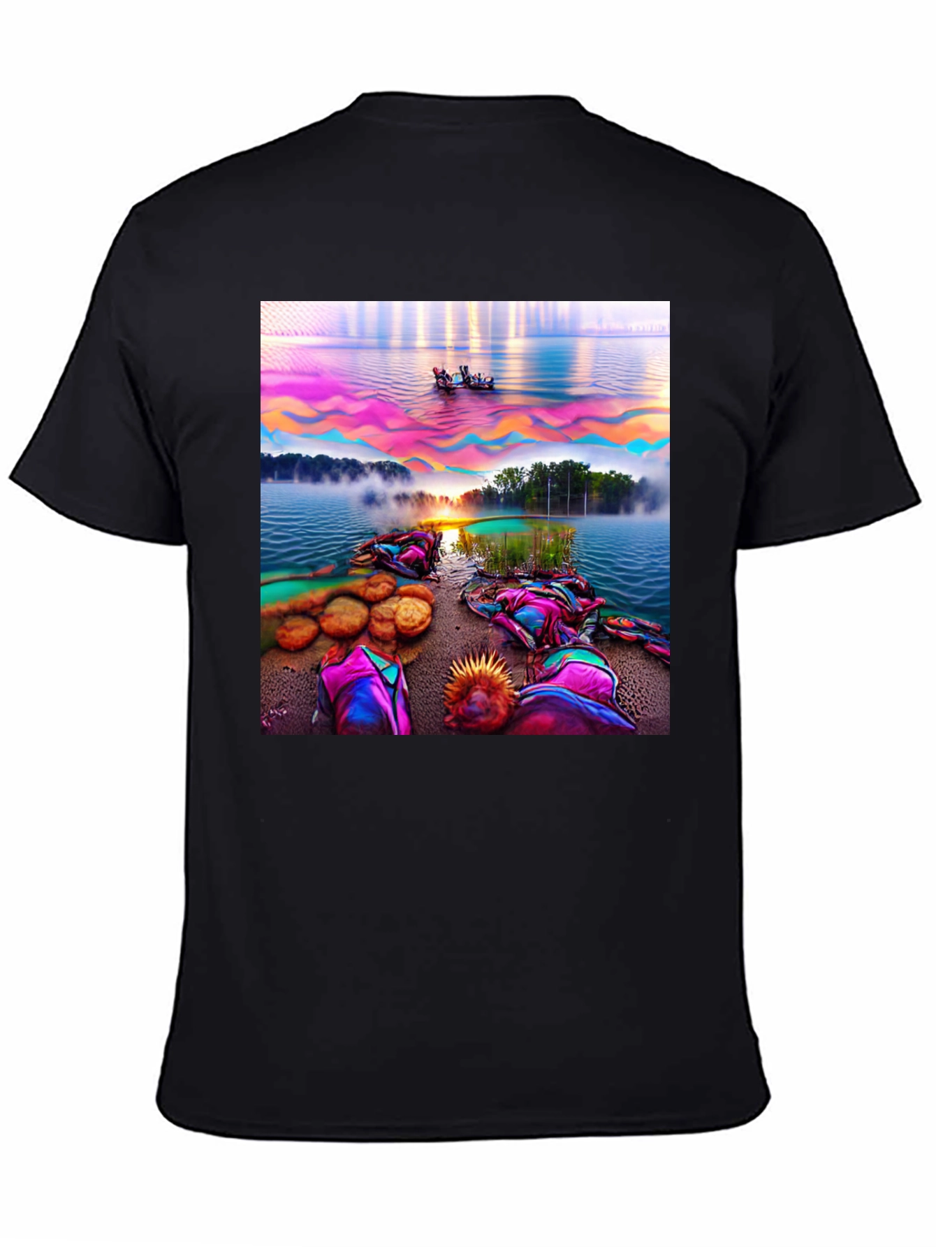 Vibrant Landscape Graphic Tee