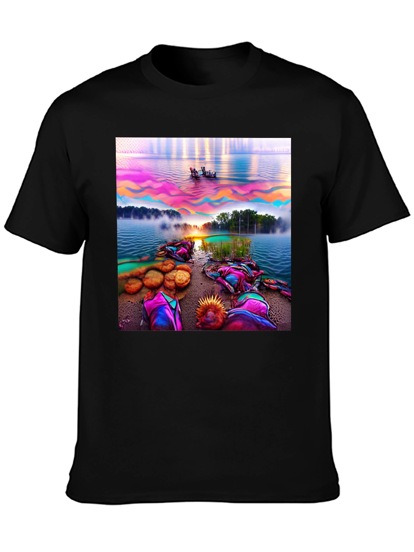 Vibrant Landscape Graphic Tee