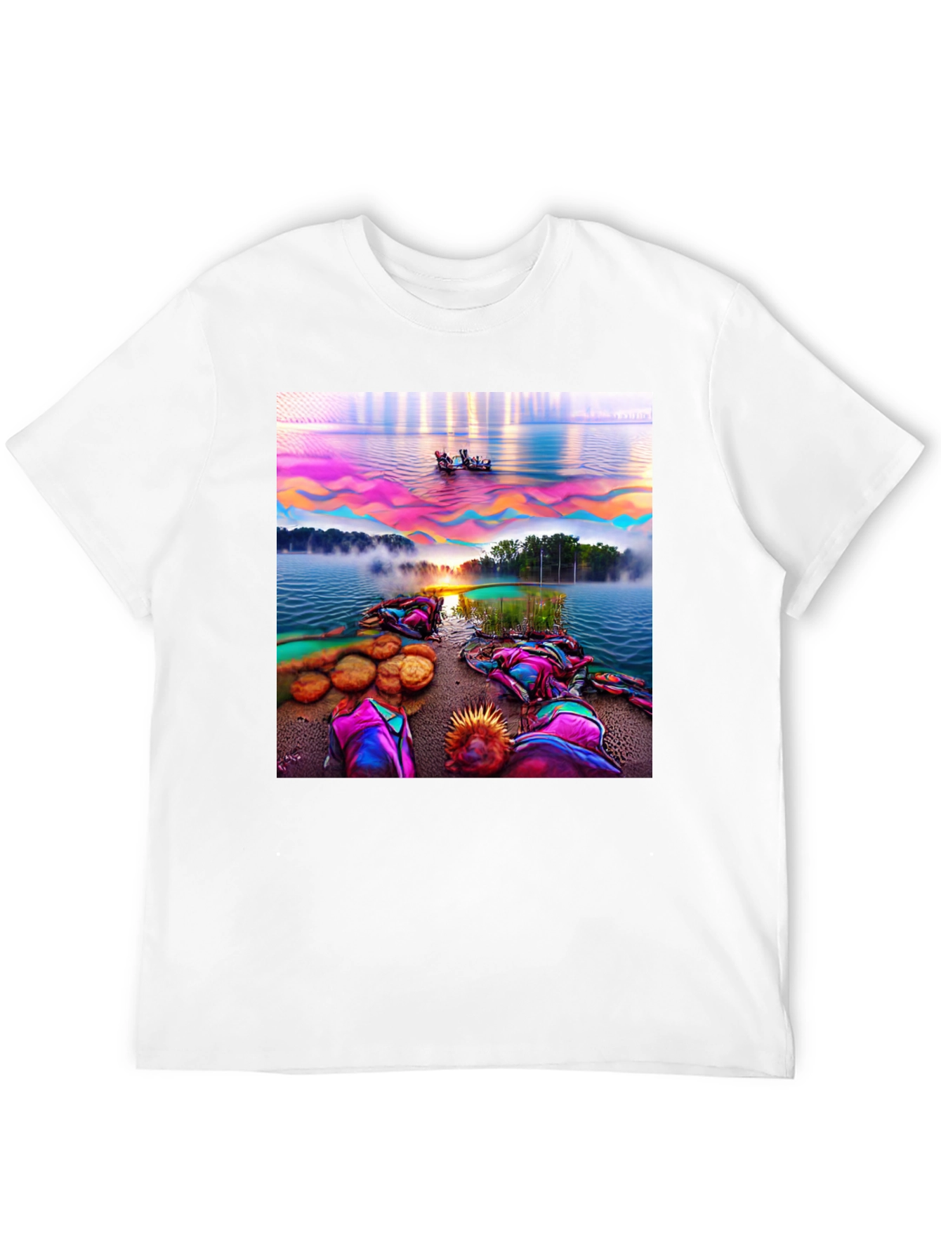 Vibrant Landscape Graphic Tee