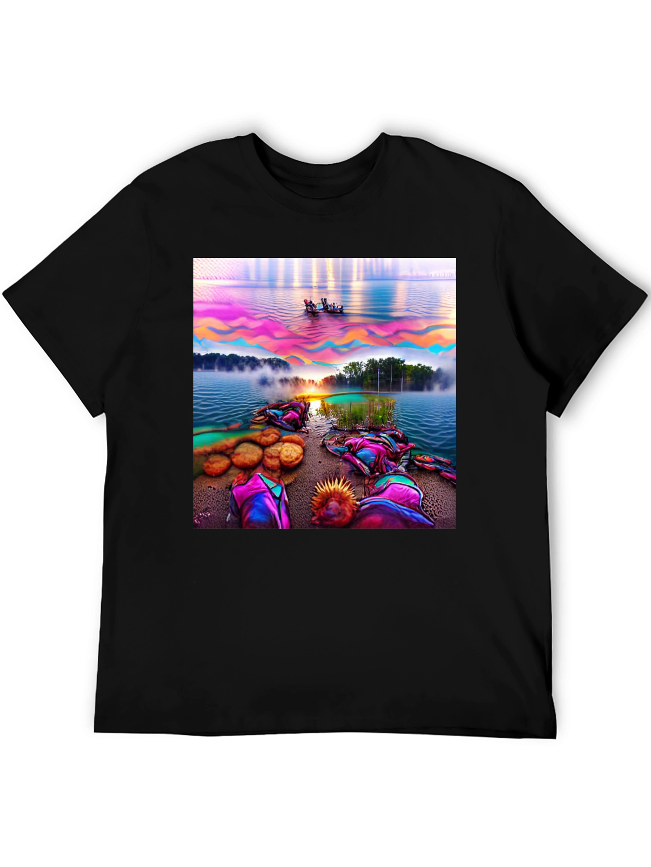 Vibrant Landscape Graphic Tee
