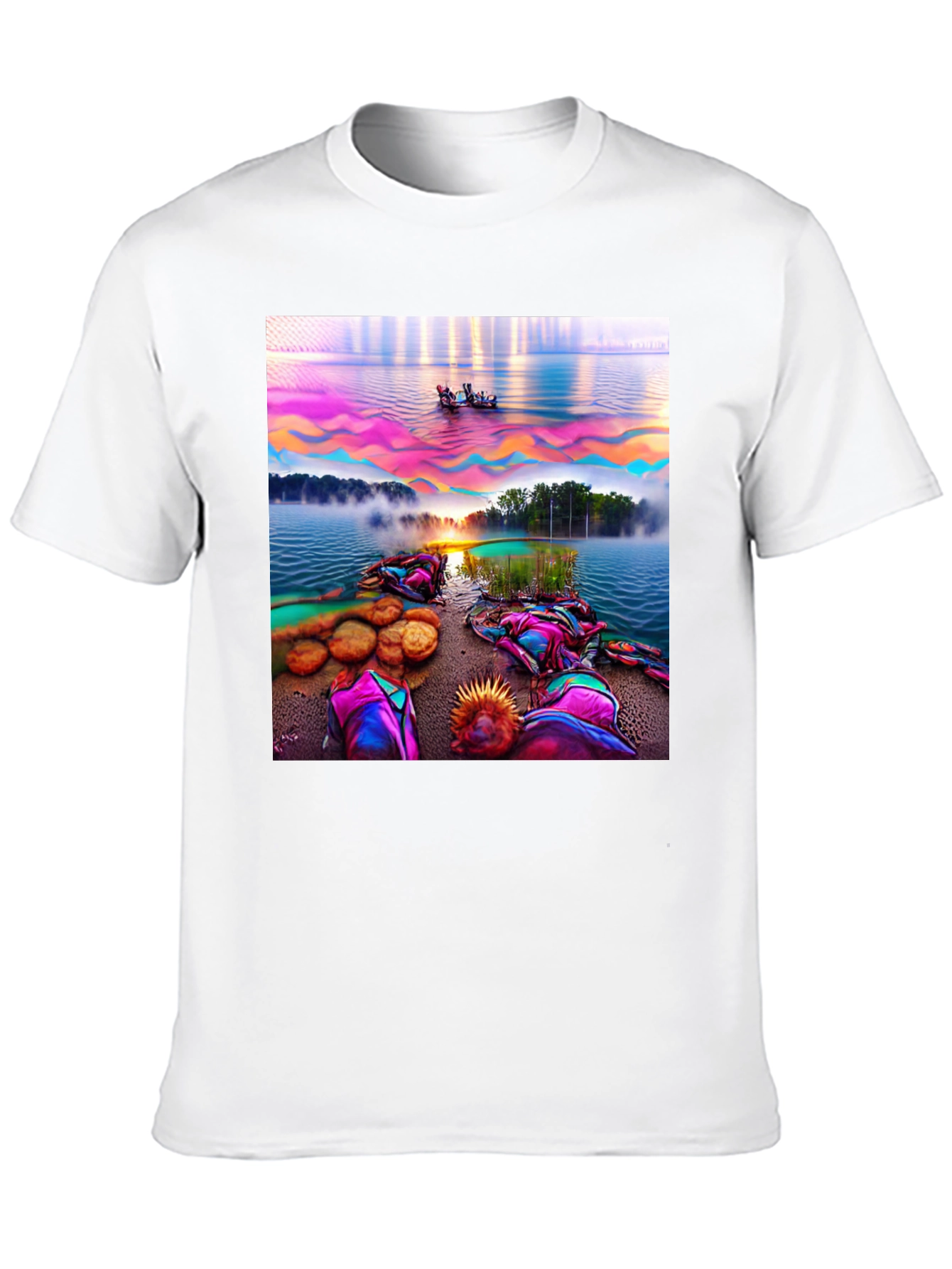 Vibrant Landscape Graphic Tee
