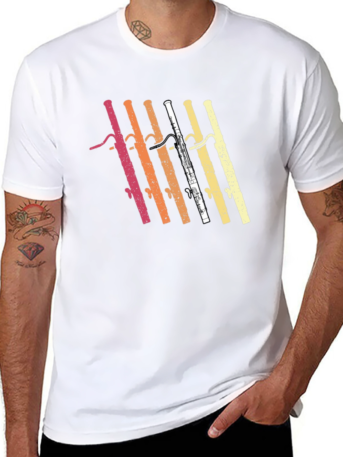 Retro Bassoon Music T-Shirt