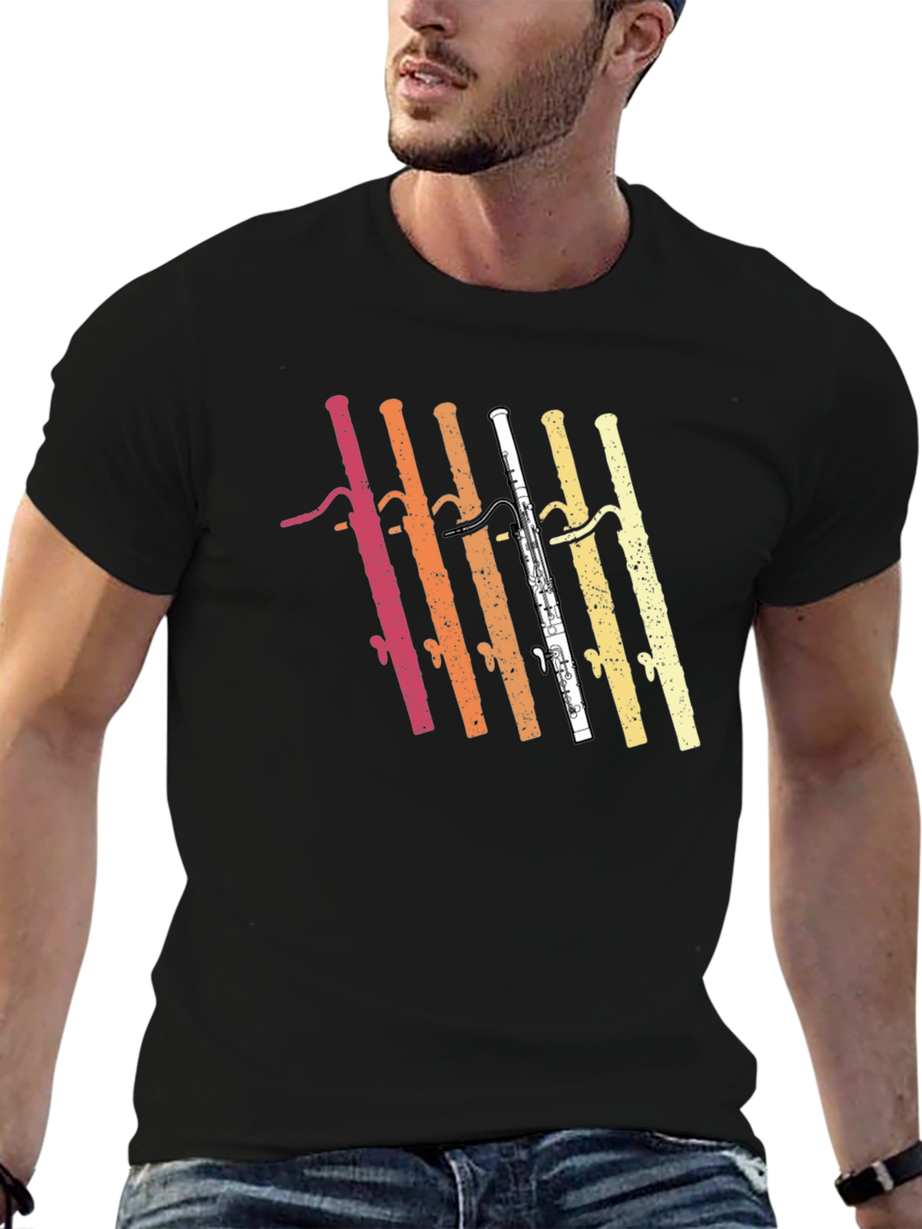 Retro Bassoon Music T-Shirt