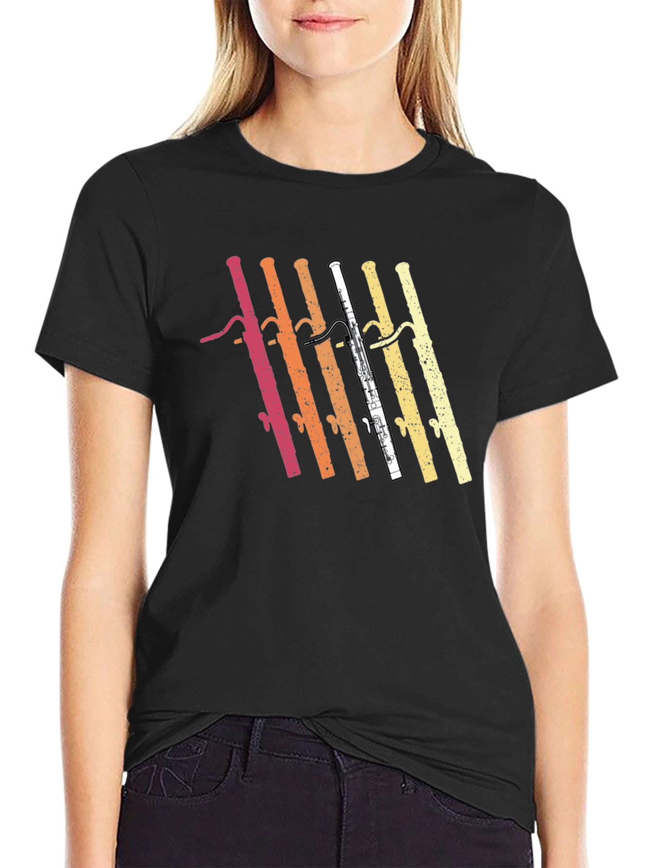 Retro Bassoon Music T-Shirt