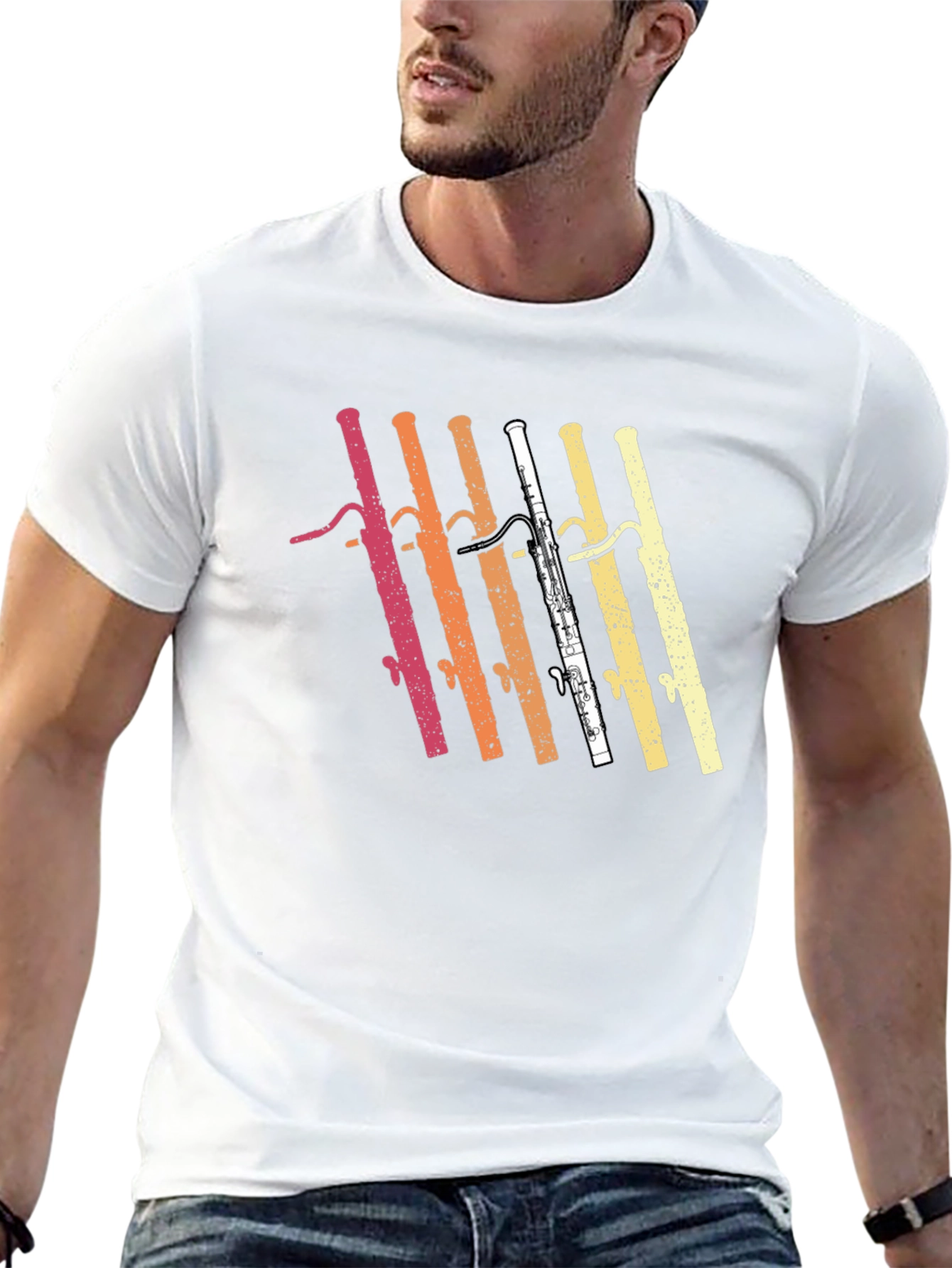 Retro Bassoon Music T-Shirt