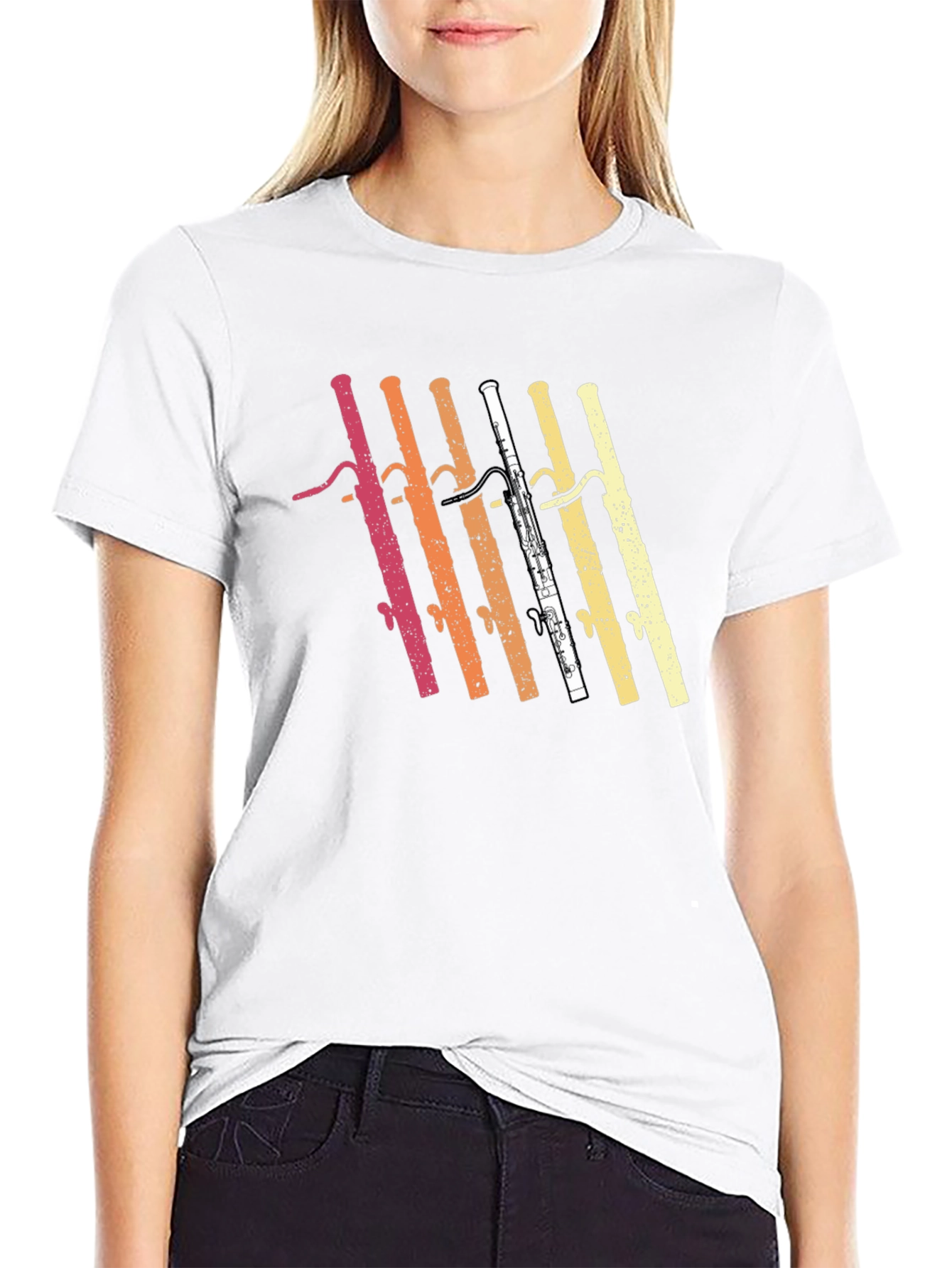 Retro Bassoon Music T-Shirt