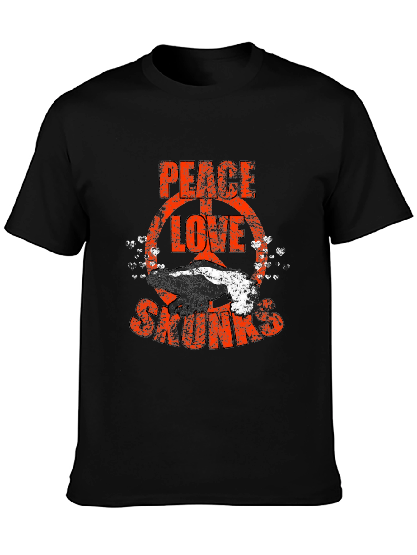 Peace Love Skunks Graphic Tee