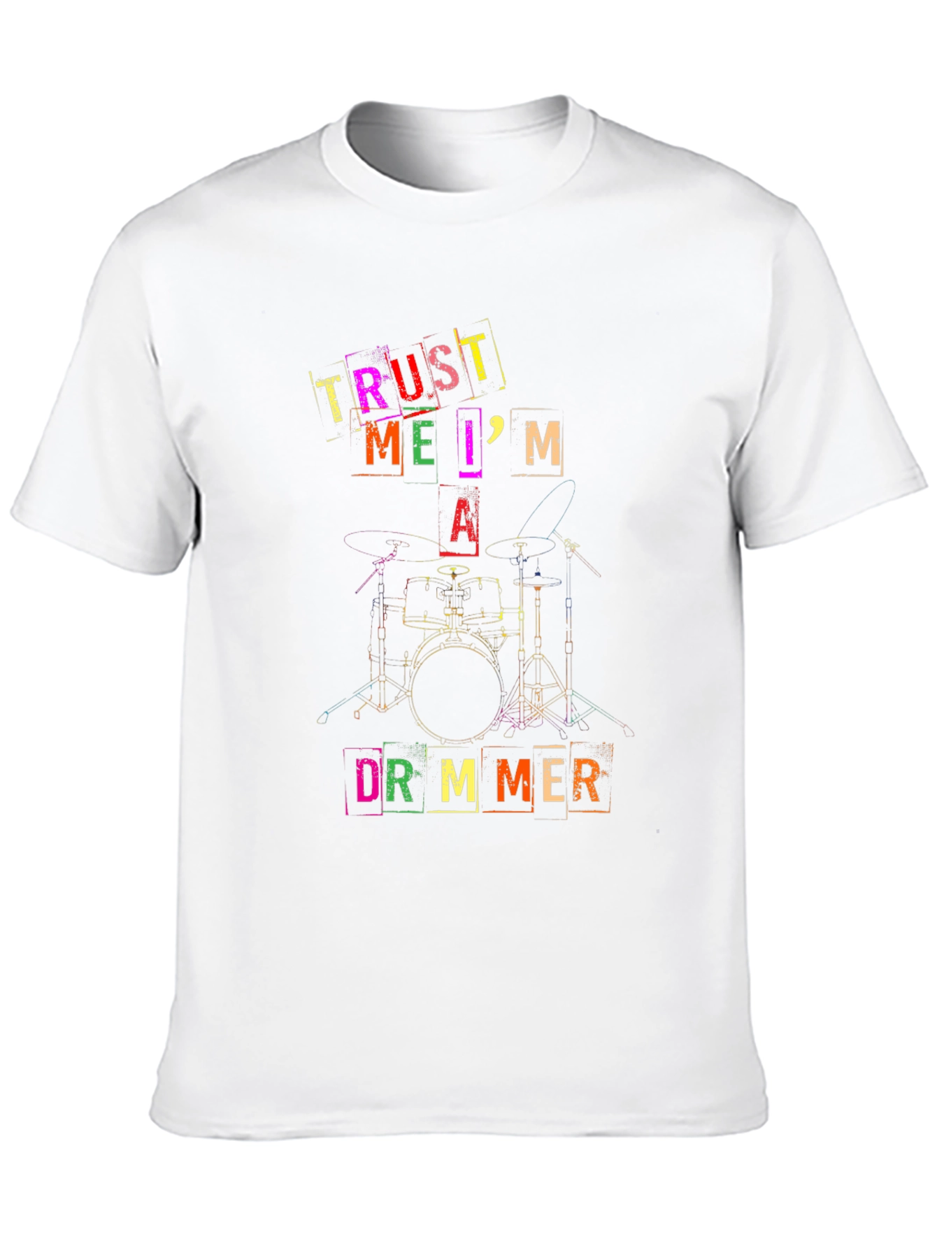 Trust Me Im A Drummer Black T-Shirt