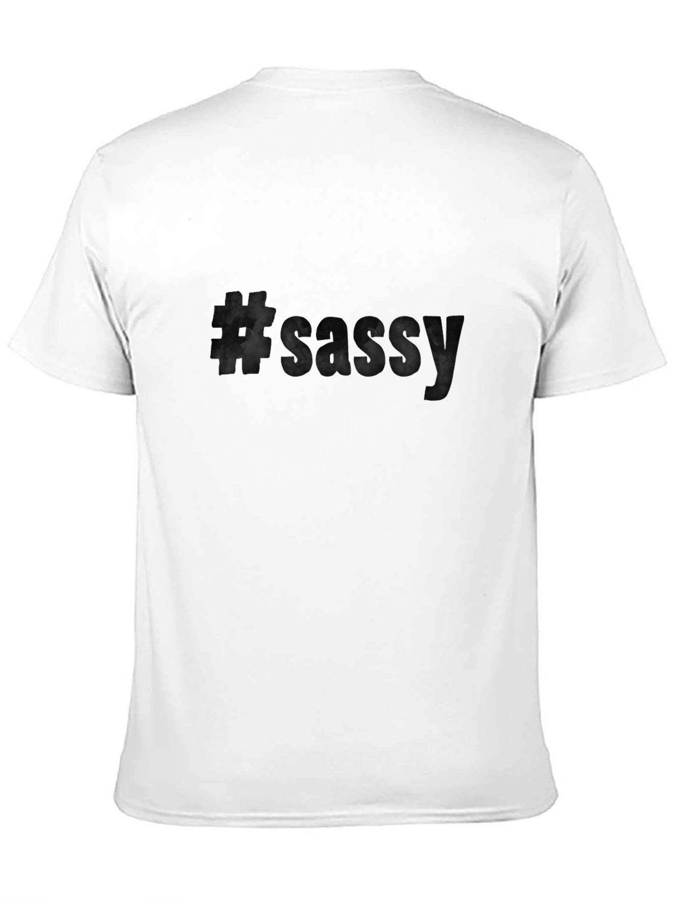 Sassy Black T-Shirt - Soft Cotton Blend