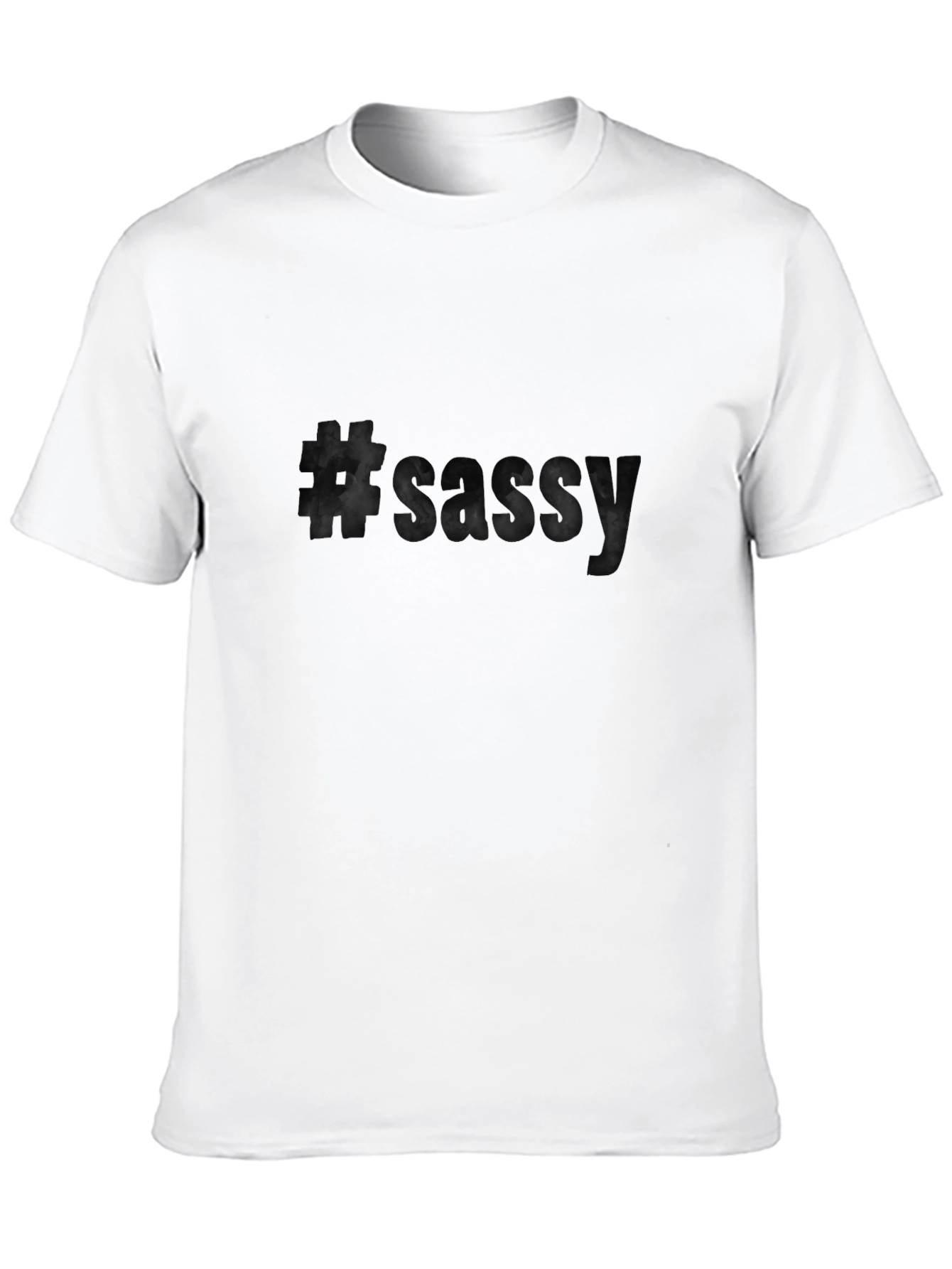 Sassy Black T-Shirt - Soft Cotton Blend