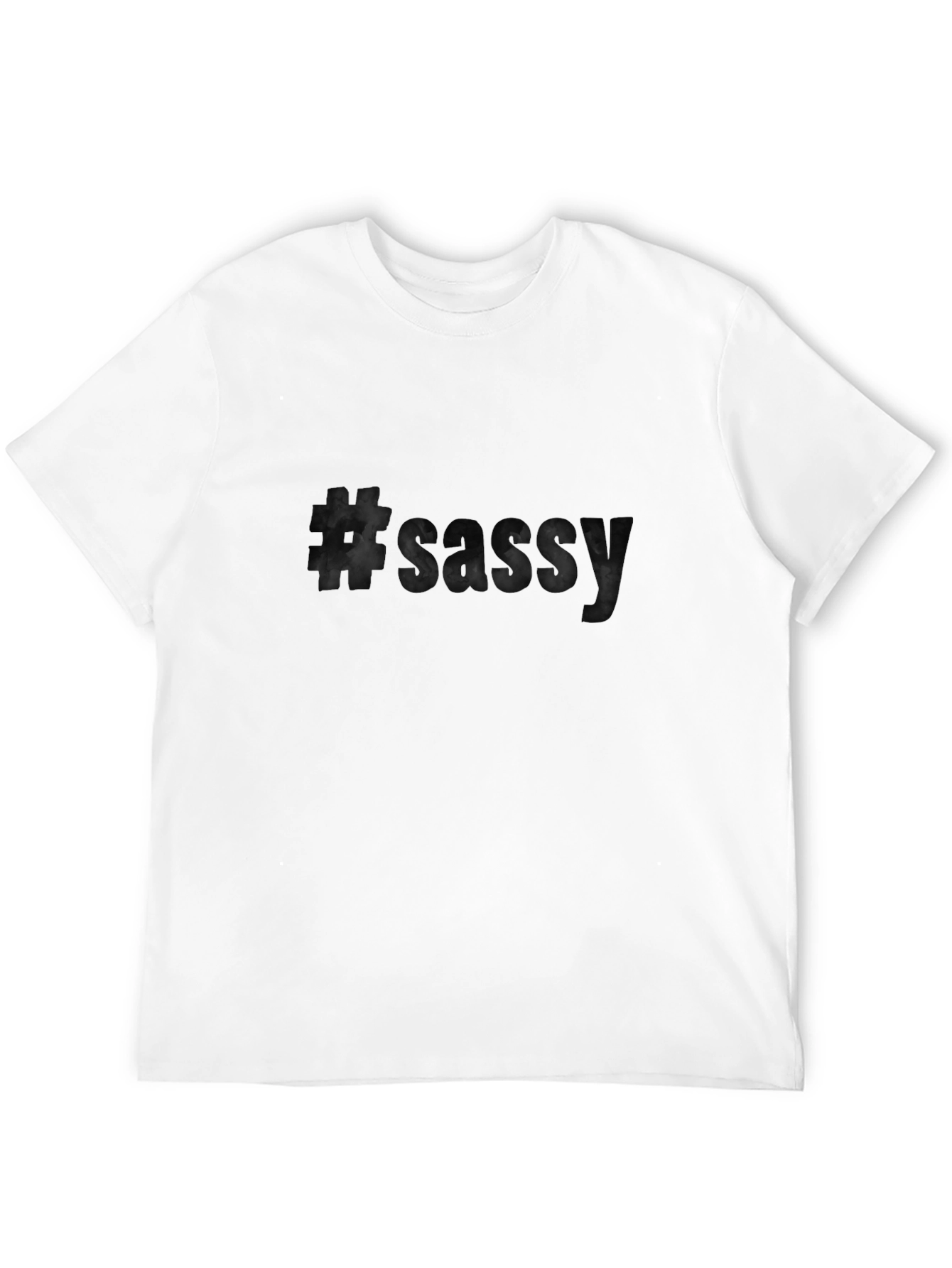 Sassy Black T-Shirt - Soft Cotton Blend