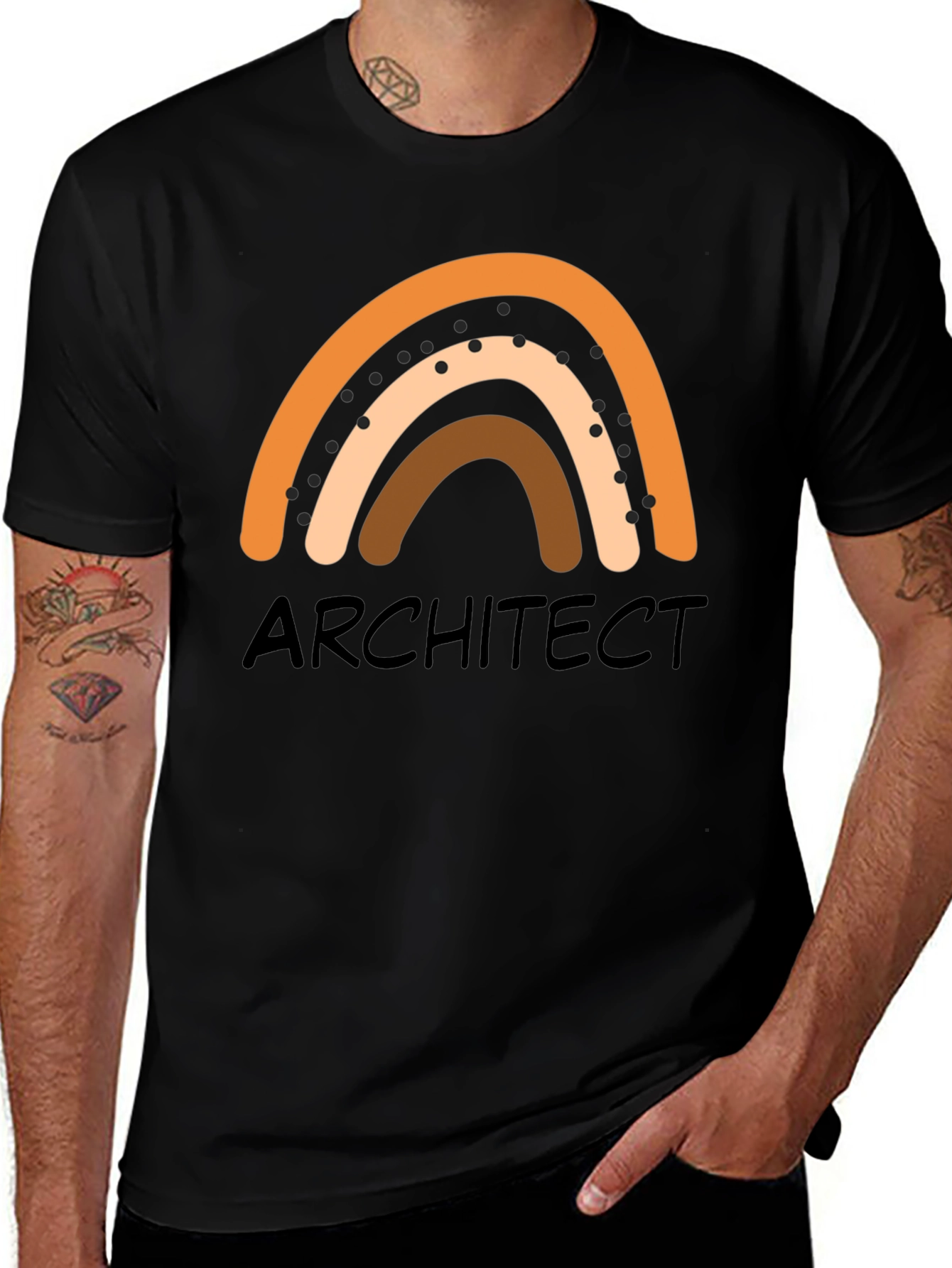 Architect Rainbow Graphic T-Shirt - Unisex Crew Neck
