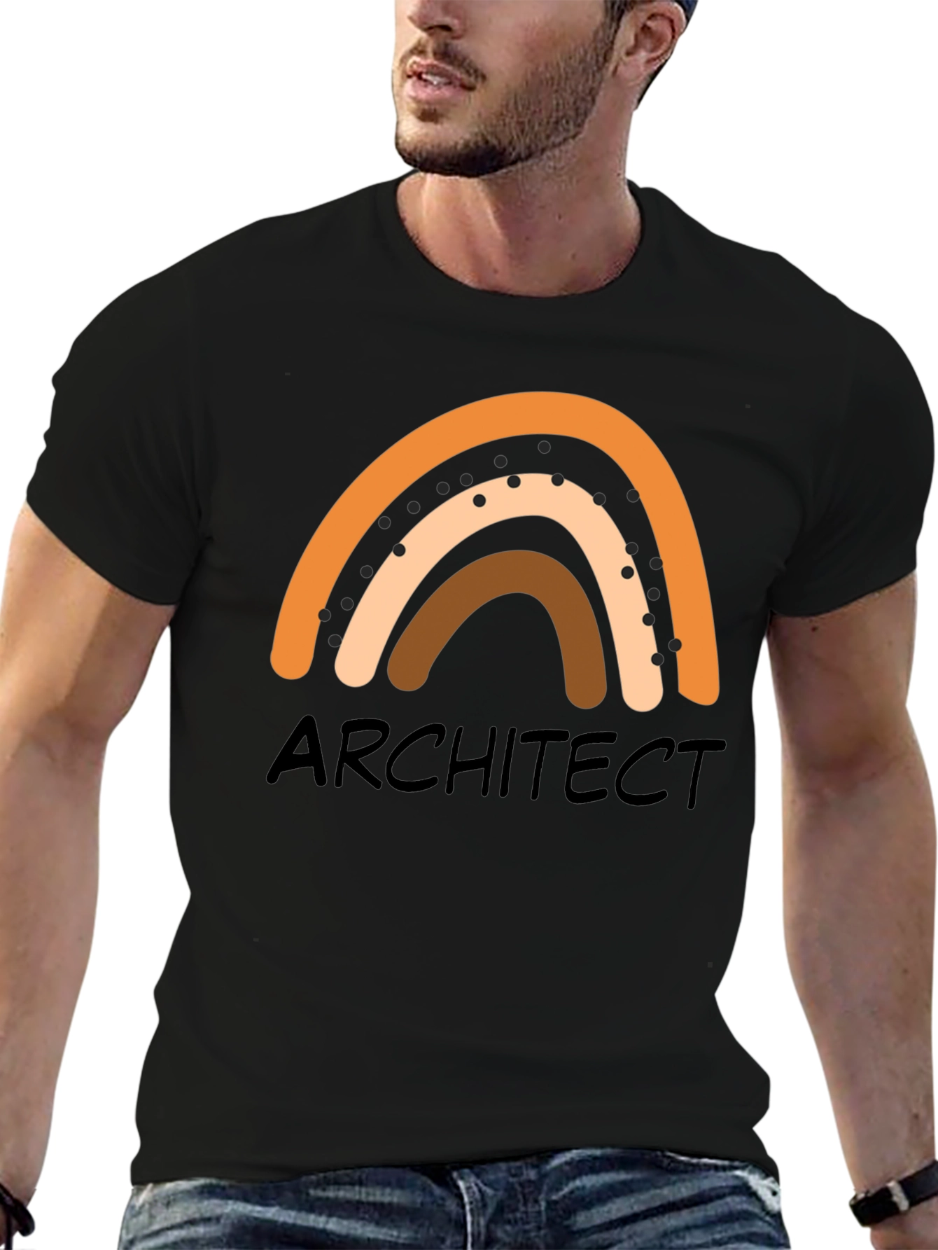 Architect Rainbow Graphic T-Shirt - Unisex Crew Neck