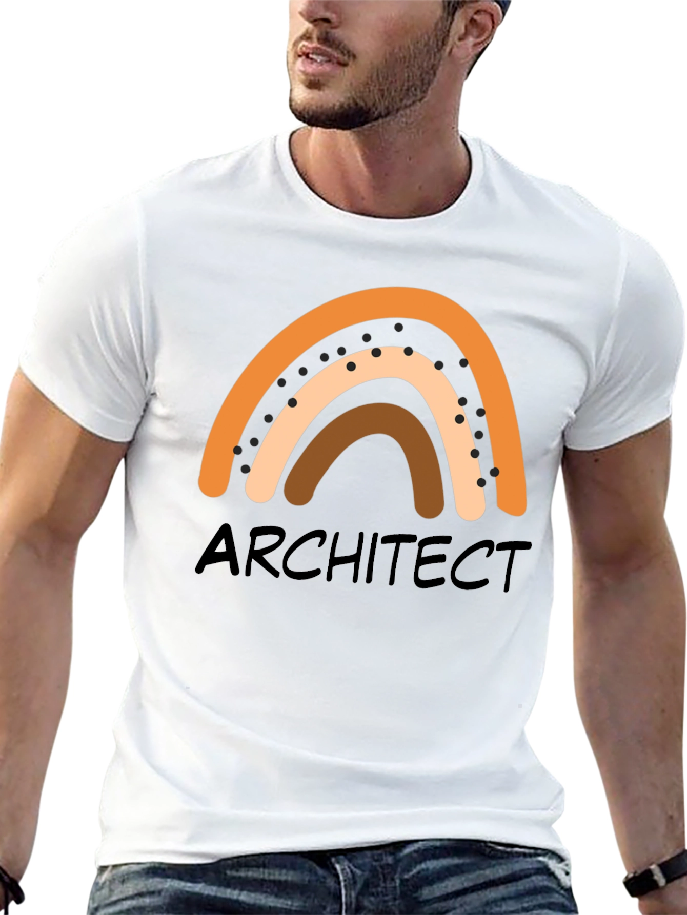 Architect Rainbow Graphic T-Shirt - Unisex Crew Neck