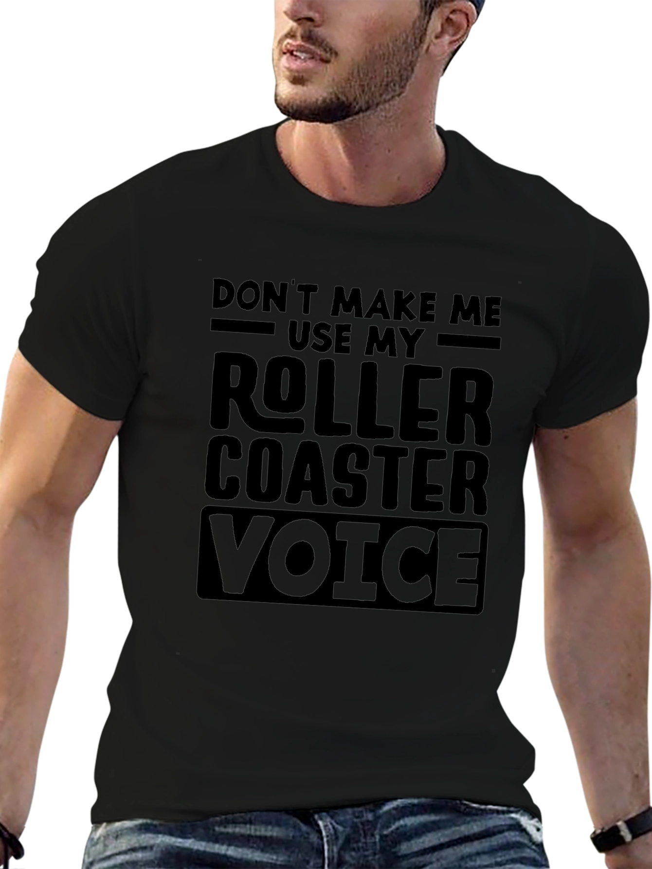 Roller Coaster Voice T-Shirt Funny Theme Park Apparel