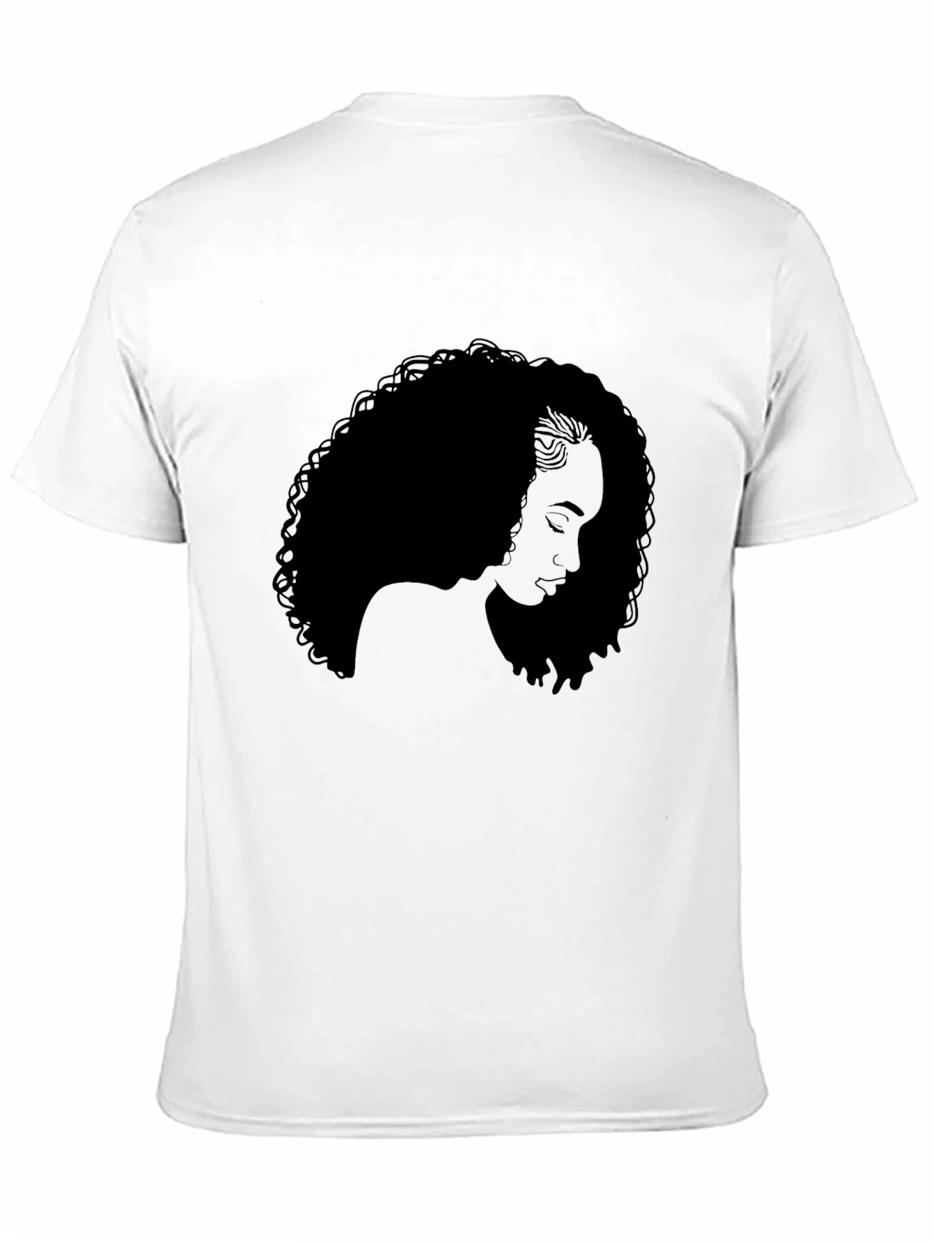Silhouette Afro Woman Graphic Tee - Unisex