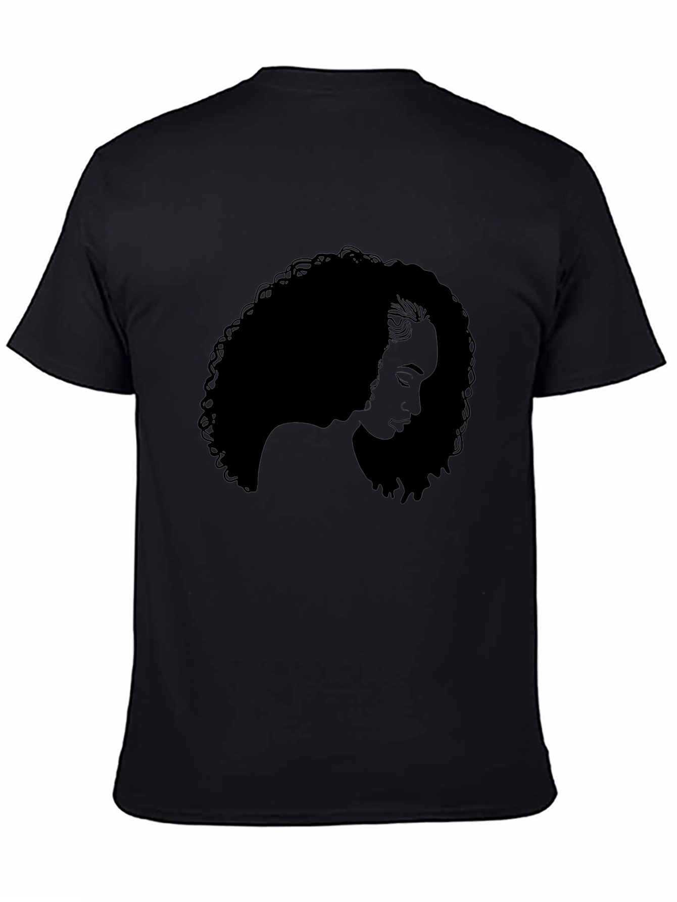 Silhouette Afro Woman Graphic Tee - Unisex