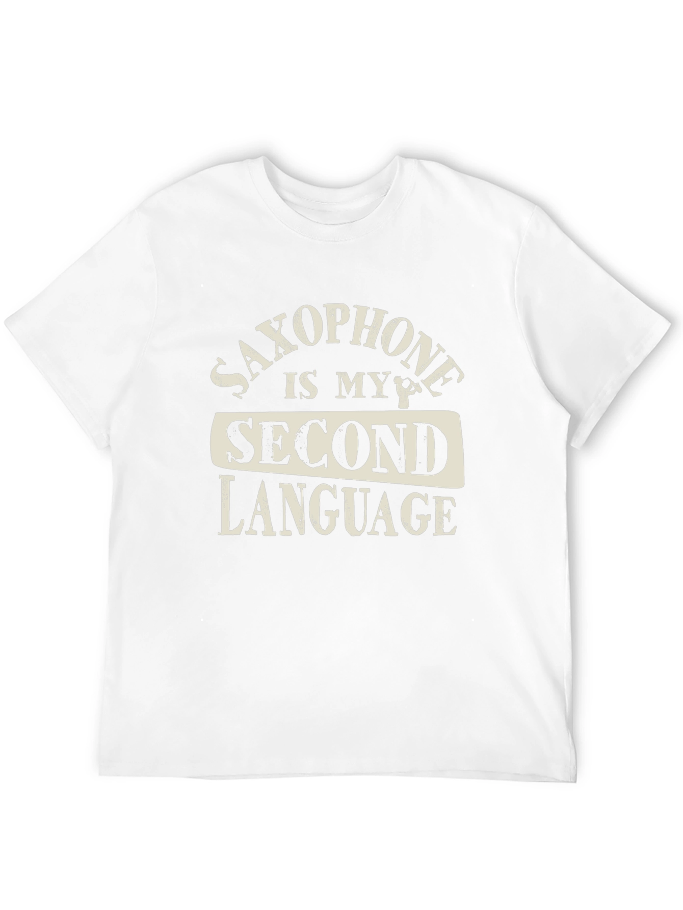 Saxophone is My Second Language Graphic T-Shirt