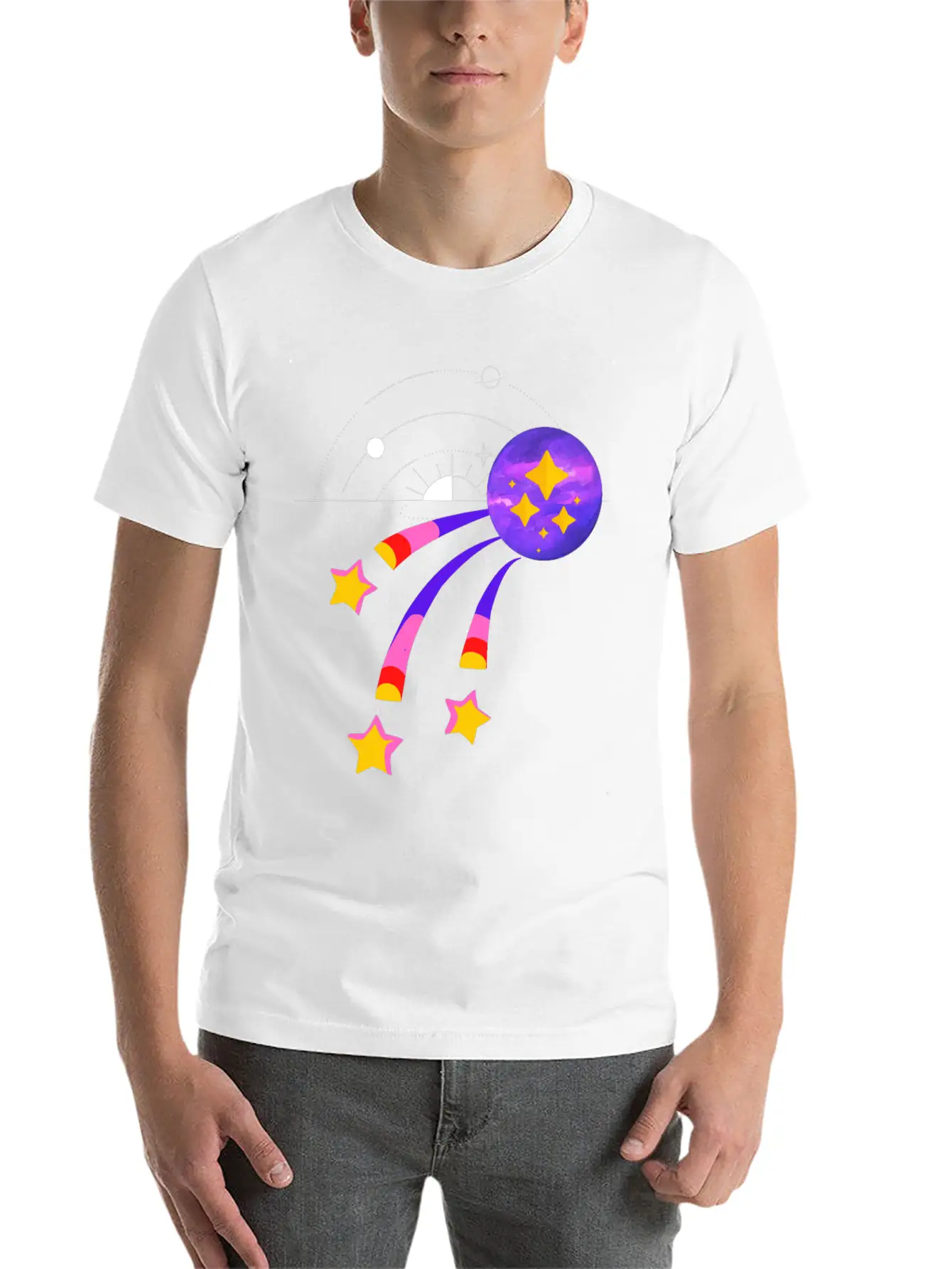 3 METEOR Basic Graphic T-Shirt – Daily Comfort In Soft Cotton