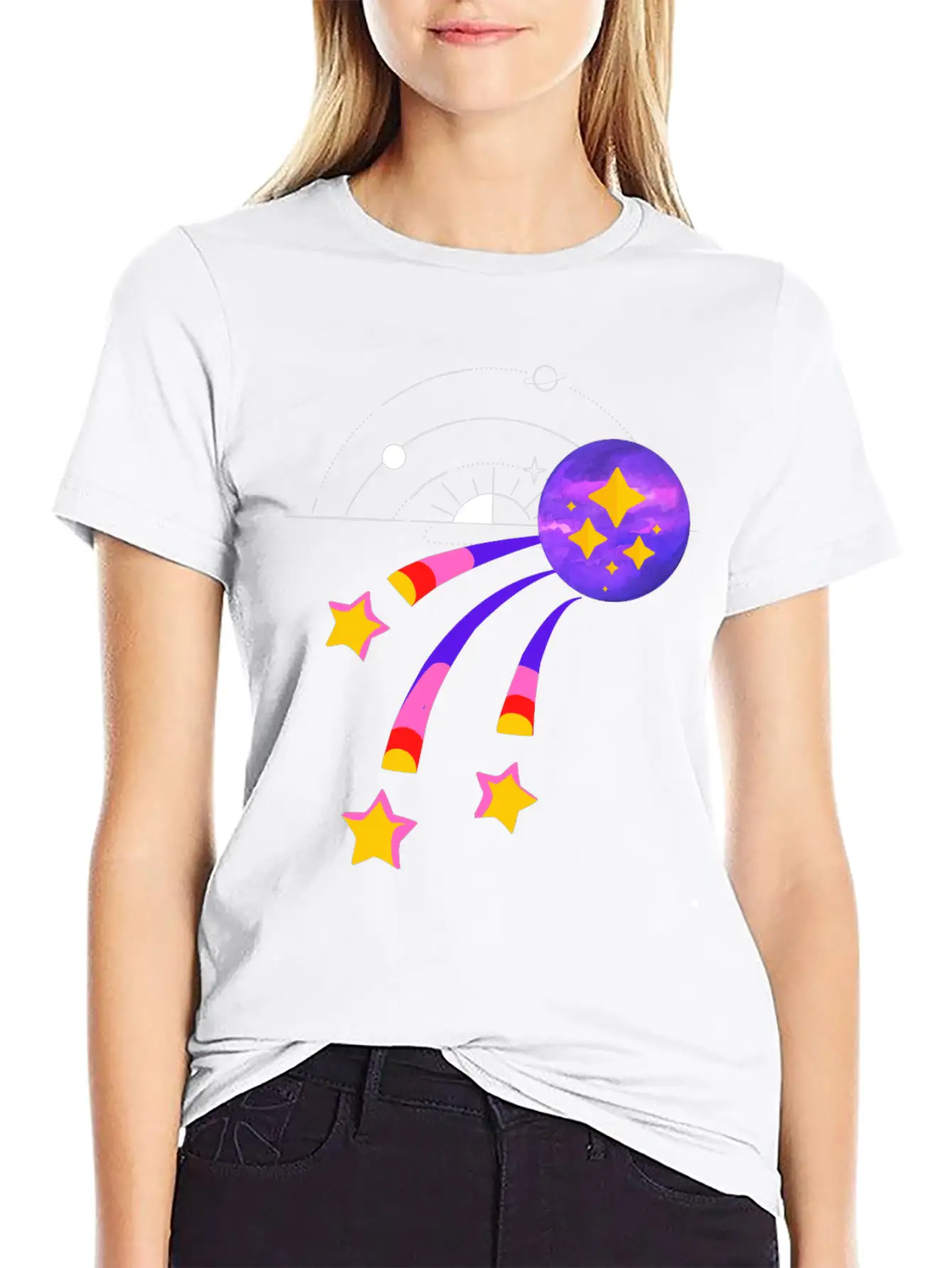 3 METEOR Basic Graphic T-Shirt – Daily Comfort In Soft Cotton